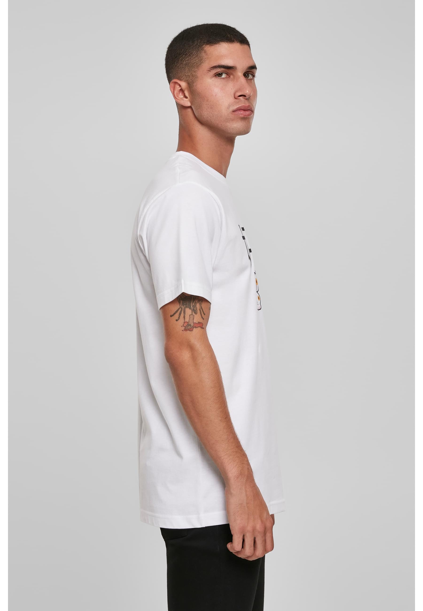MisterTee T-Shirt »MisterTee Herren Waving Cat Tee«, (1 tlg.)