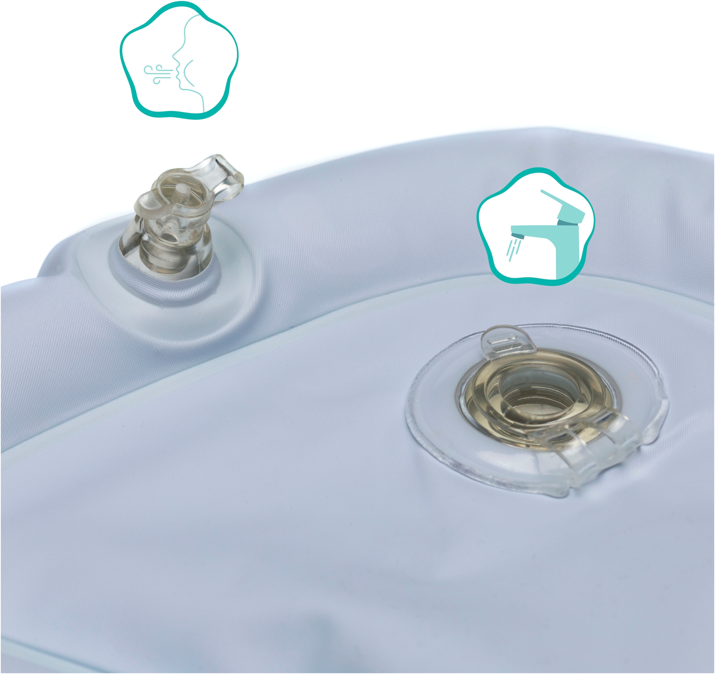 Fillikid Spielmatte »Wasserspielmatte Ocean für Hochstuhl«, teilweise mit Wasser befüllbar