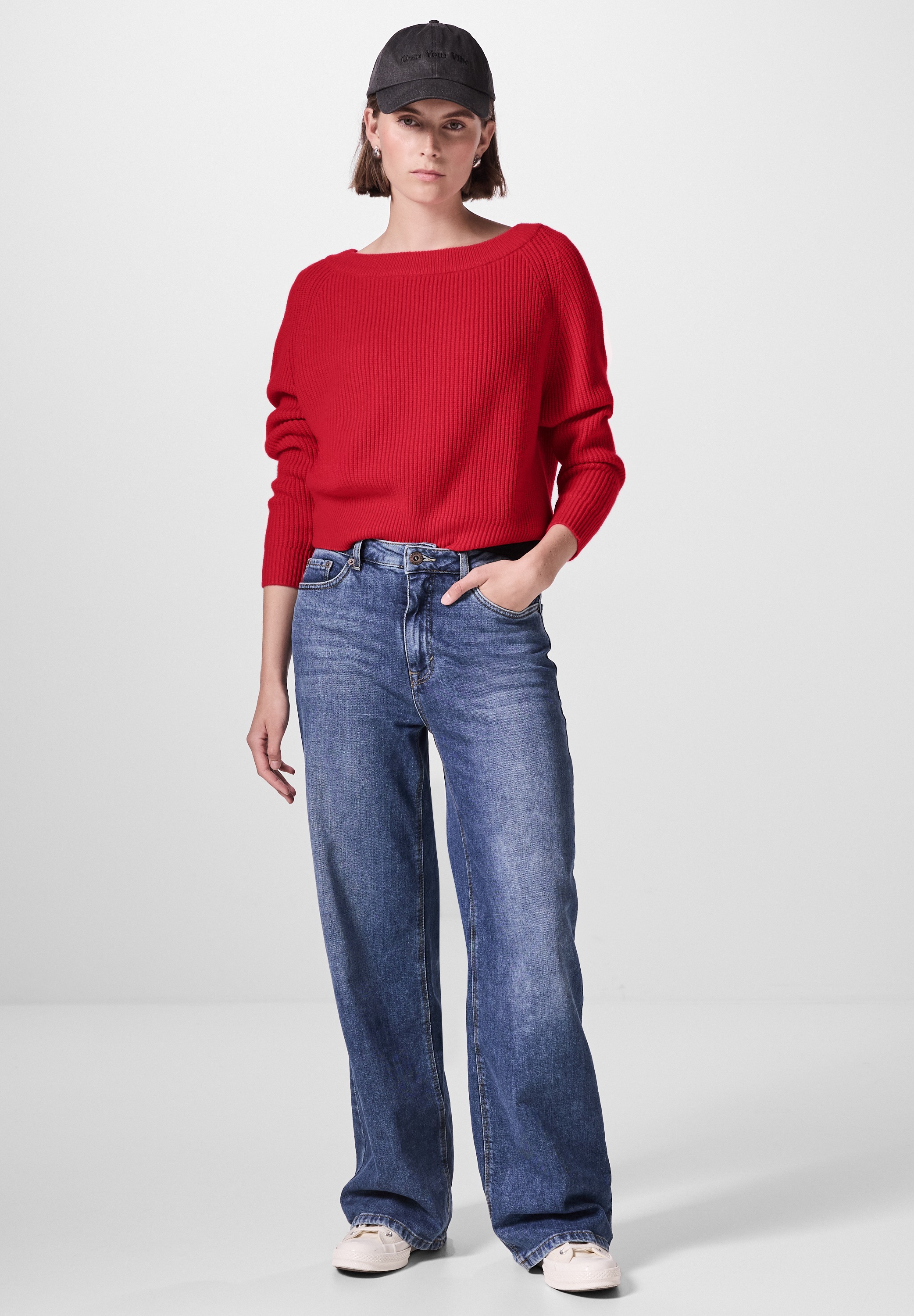 Thumbnail - STREET ONE STUDIO Strickpullover, mit U-Boot-Ausschnitt