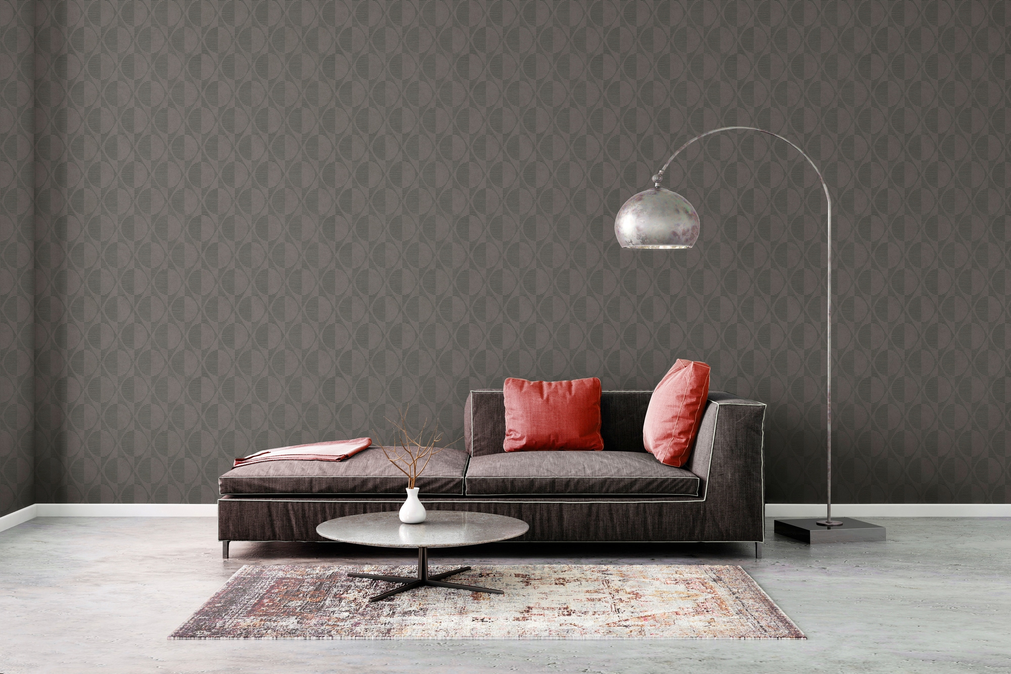A.S. Création Vliestapete »Pop Style«, gemustert-gepunktet, Geometrische Tapete Tapeten Wohnzimmer Schlafzimmer Küche Flur Design