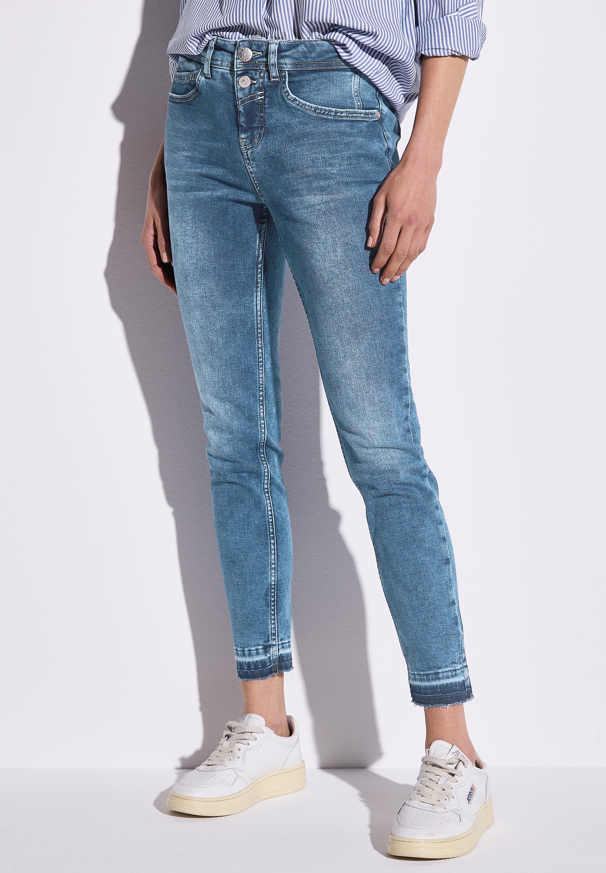STREET ONE Slim-fit-Jeans, High Waist