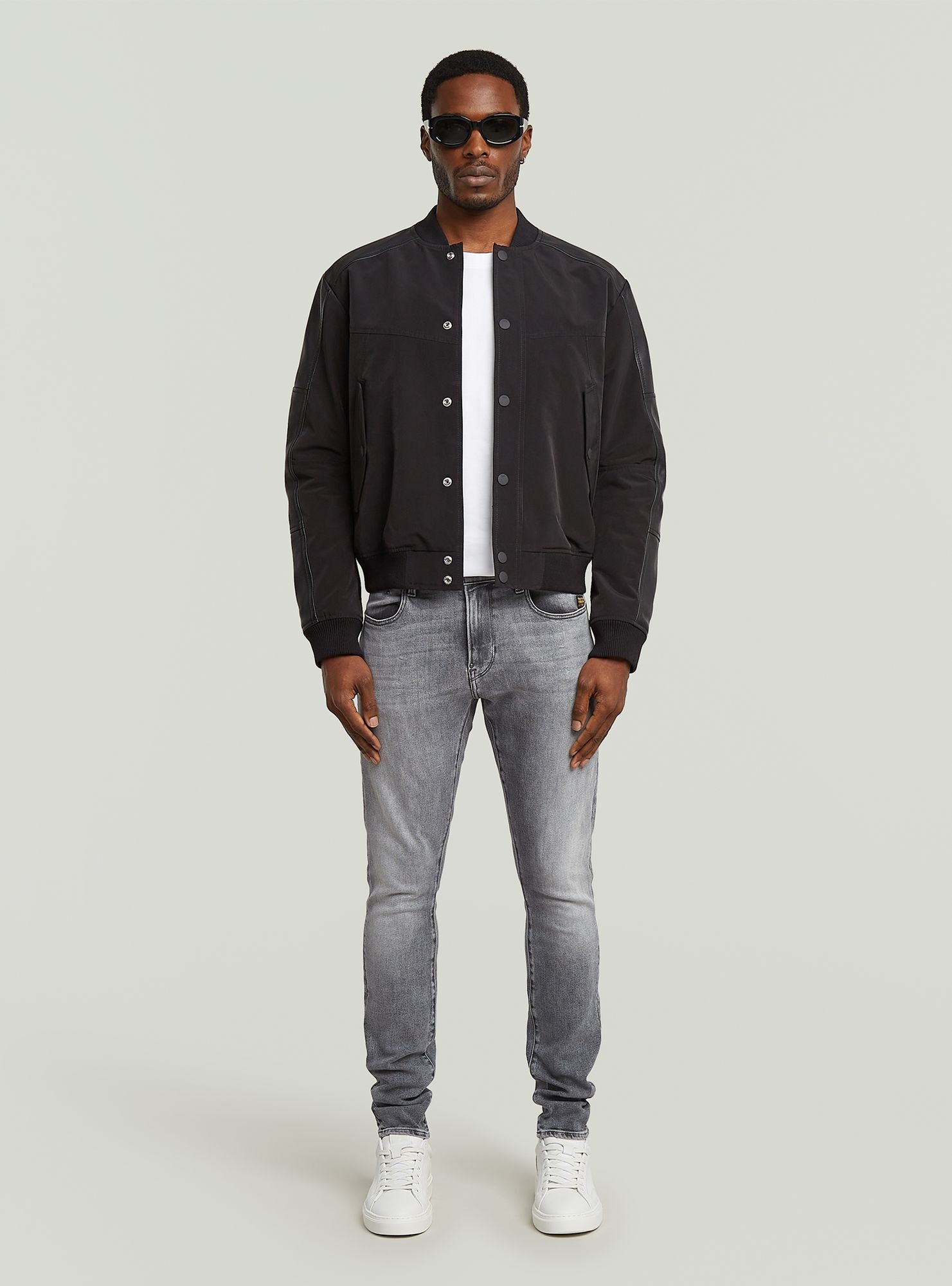 G-STAR Bomberjacke »Lederjacke Varsity«