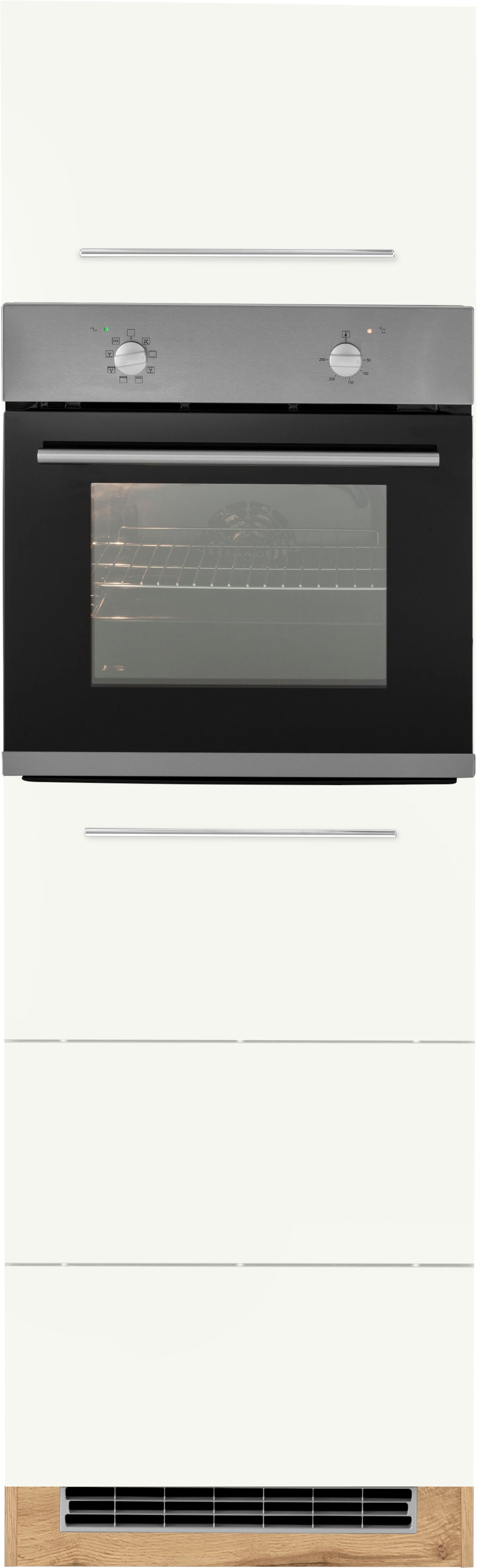 KOCHSTATION "KS-Wien" 60 cm breit, für autarken Backofen und Einbaukühlschrank