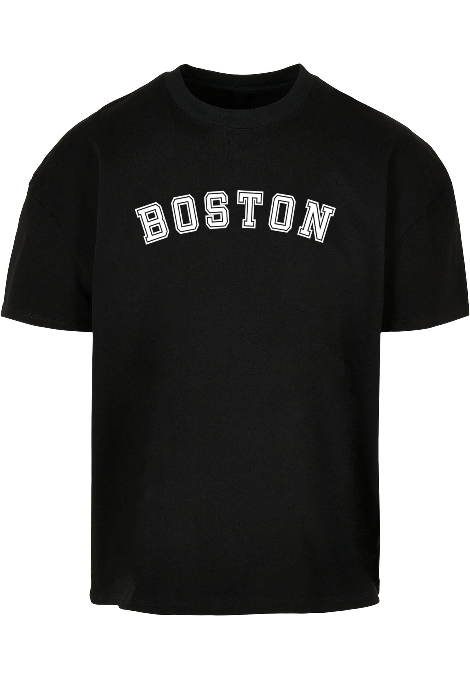 T-Shirt »Merchcode Herren Boston X Ultra Heavy Cotton Box T-Shirt«, (1 tlg.)