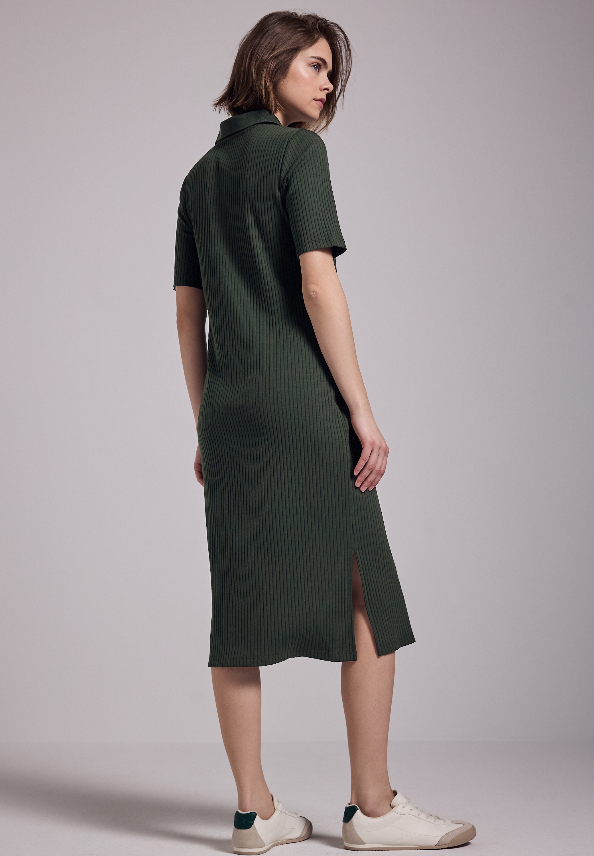 STREET ONE STUDIO Midikleid, mit Knopfleiste