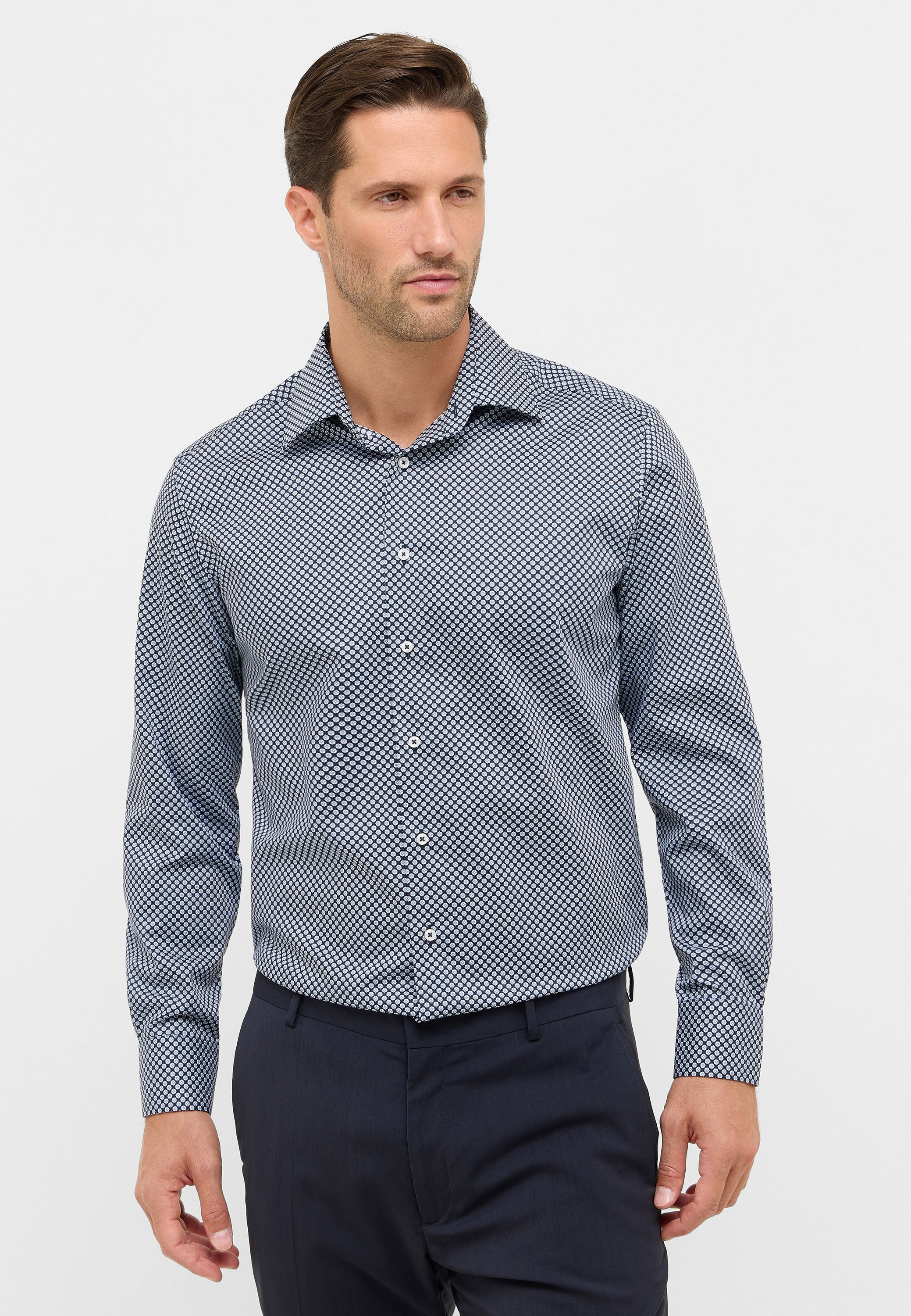 Eterna Langarmhemd "MODERN FIT", NON IRON (bügelfrei) günstig online kaufen