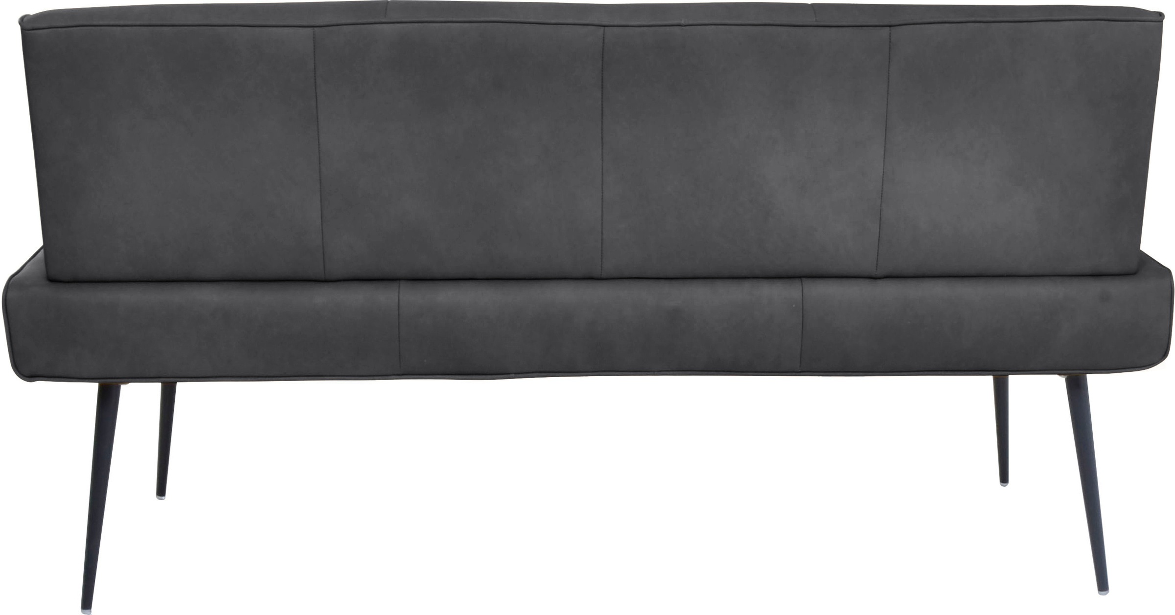 K+W Komfort & Wohnen Polsterbank "Giacomo I" 1 tlg. Metallfüsse in schwarz, günstig online kaufen