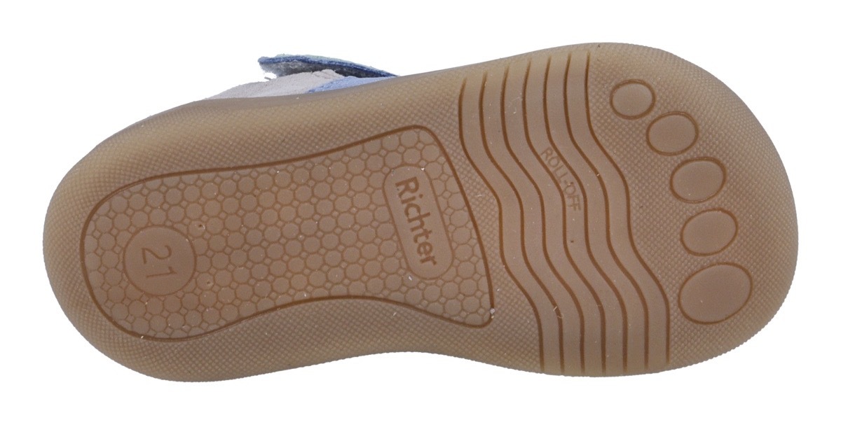 Richter Barfußschuh »Samy«  Babyschuh, Klettschuh, Größenschablone zum Download, mit WMS