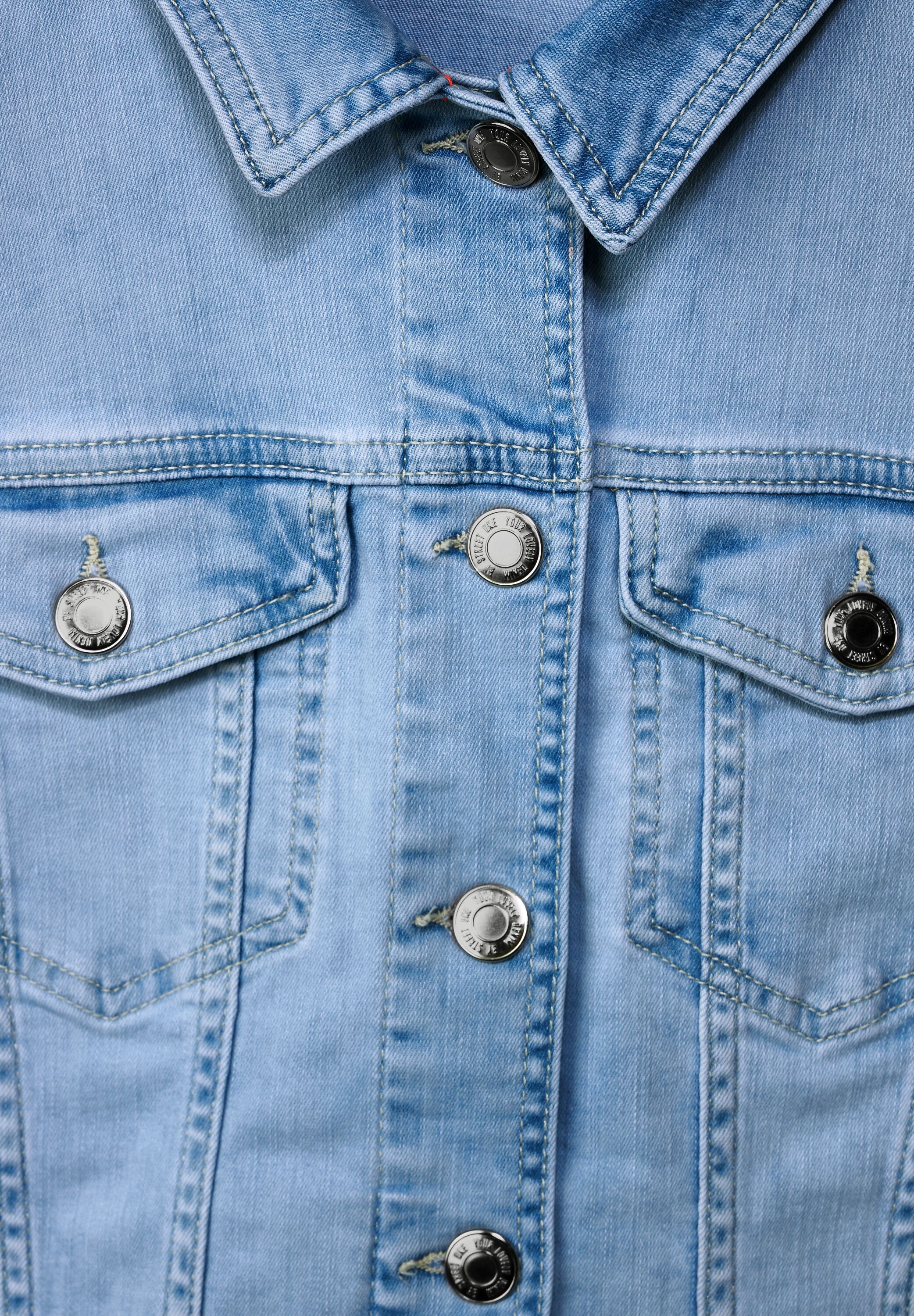 STREET ONE Jeansjacke, ohne Kapuze, online mit | BAUR Brusttaschen kaufen