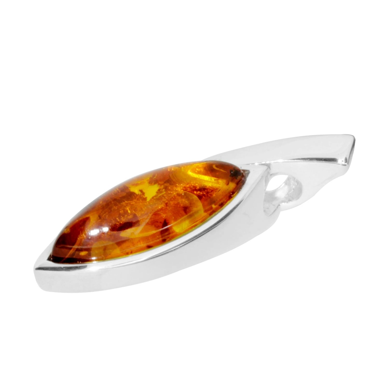 OSTSEE-SCHMUCK Kettenanhänger »- Gleiter-Marieke - Silber 925/000 - Bernstein«
