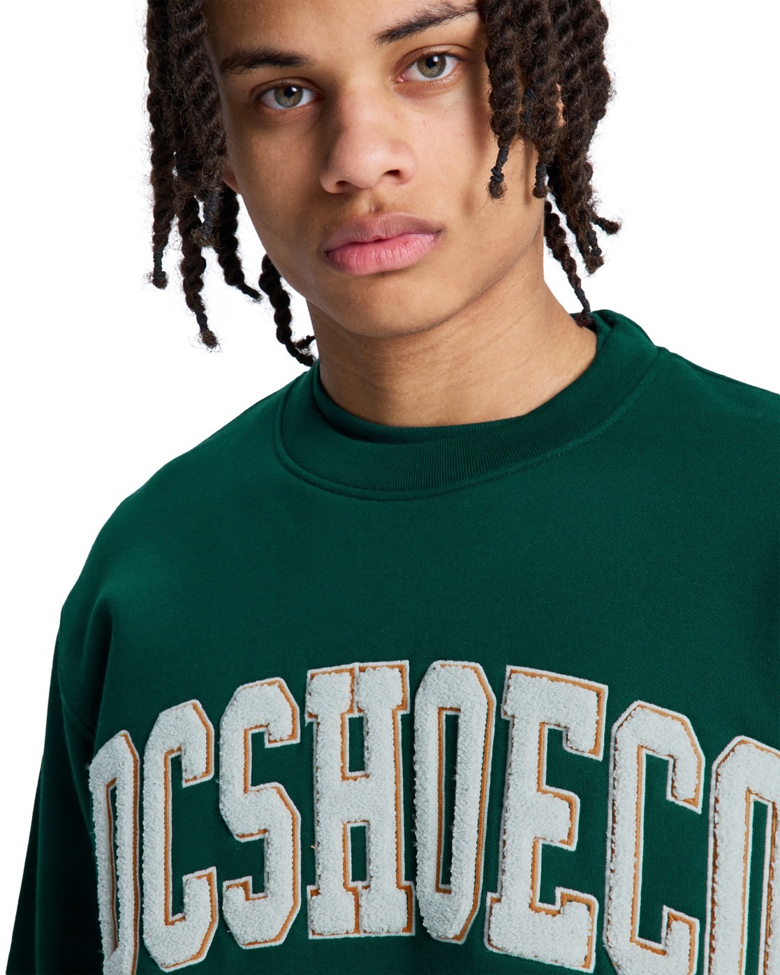 DC Shoes Varsity Sweatshirt Green XL 3