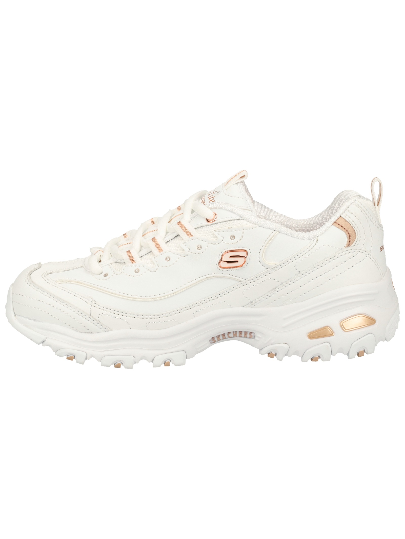 Skechers 11931 D'Lites Fresh Start Sneaker White 6