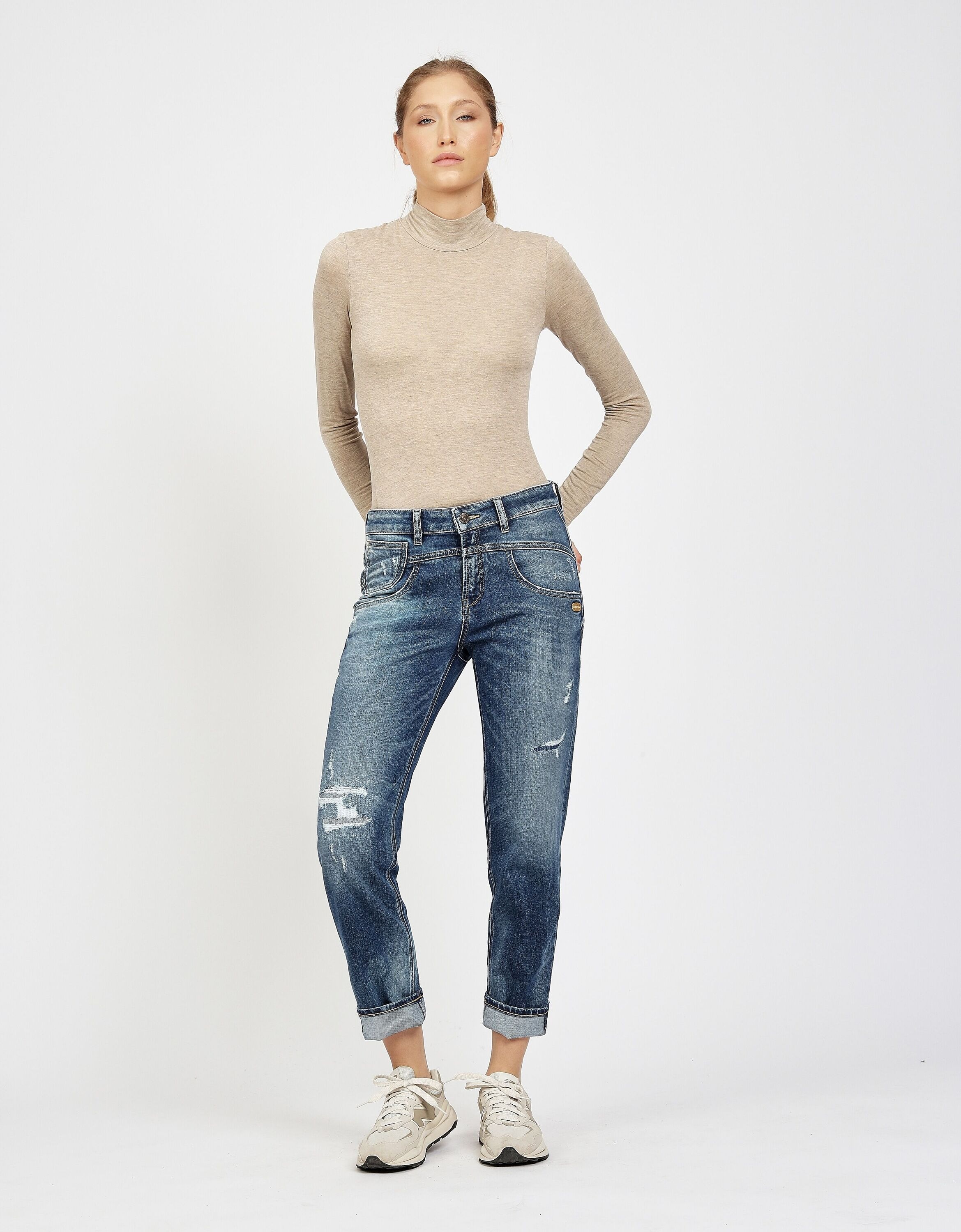 GANG 5-Pocket-Jeans »94BO CROPPED« im 5-Pocket-Style
