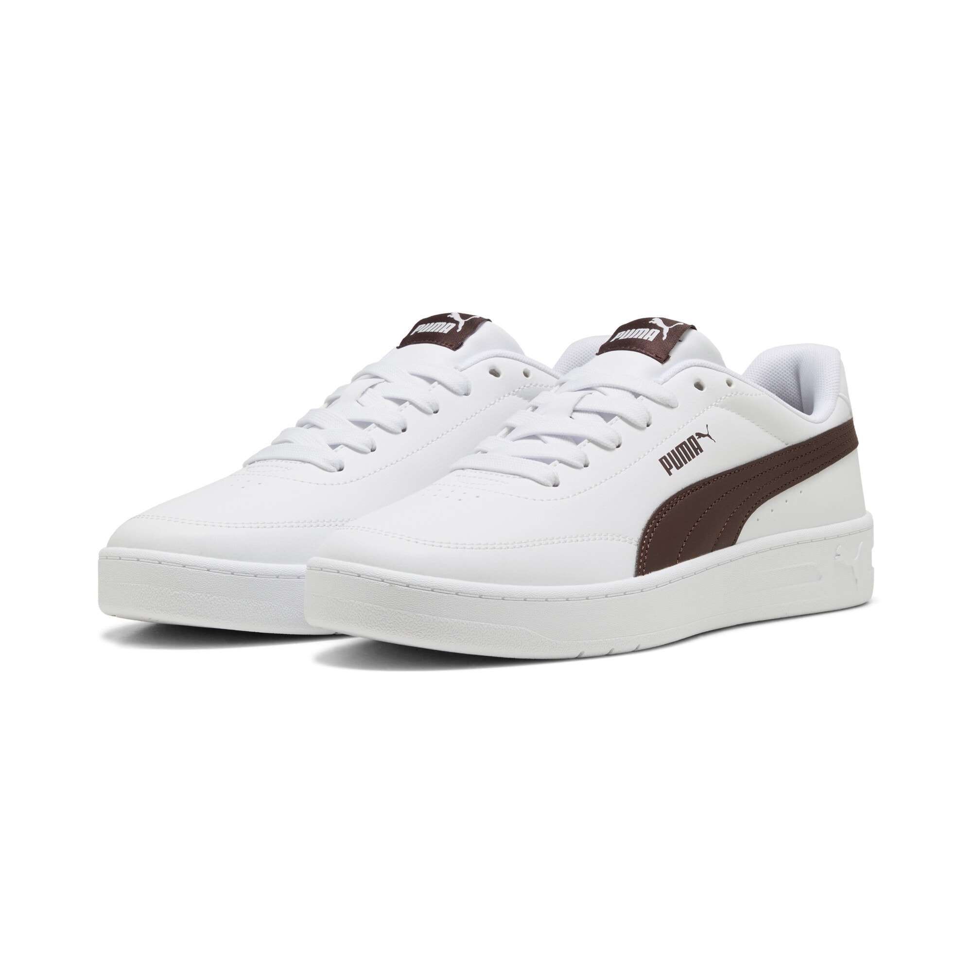 PUMA Sneaker "COURT CLASSIC CLEAN" mit SoftFoam+ Innensohle, mit Synthetik-Obermaterial, mit Schnürung