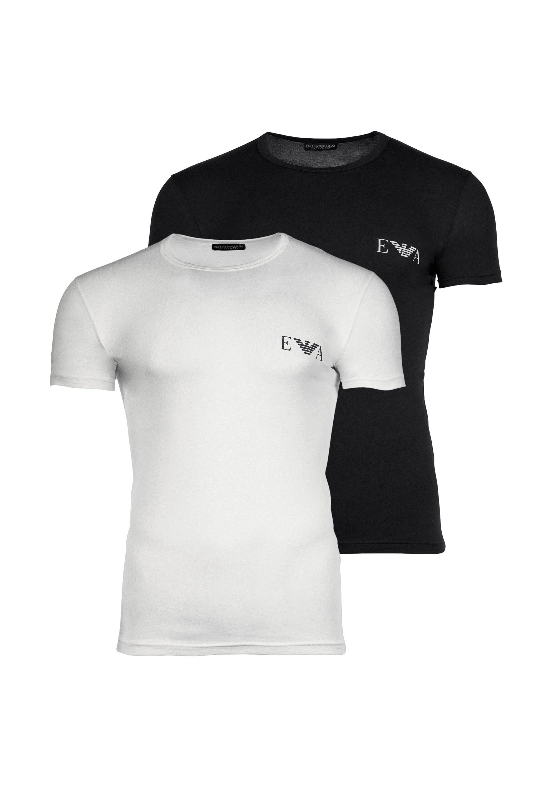 Emporio Armani T-Shirt "T-Shirt BOLD MONOGRAM 2er Pack" 2