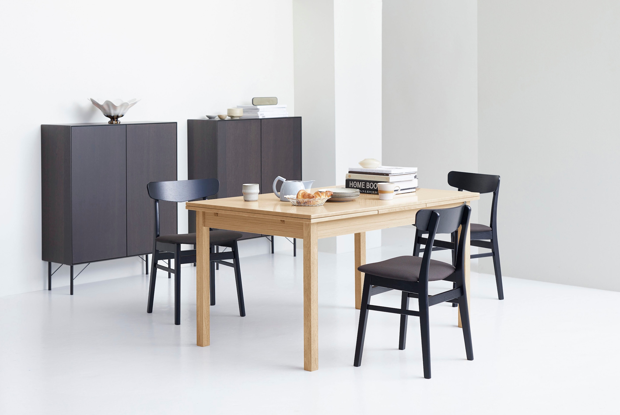 Hammel Furniture Esstisch "Basic Dinex, ausziehbar, mit Einlegeplatten - Fu günstig online kaufen