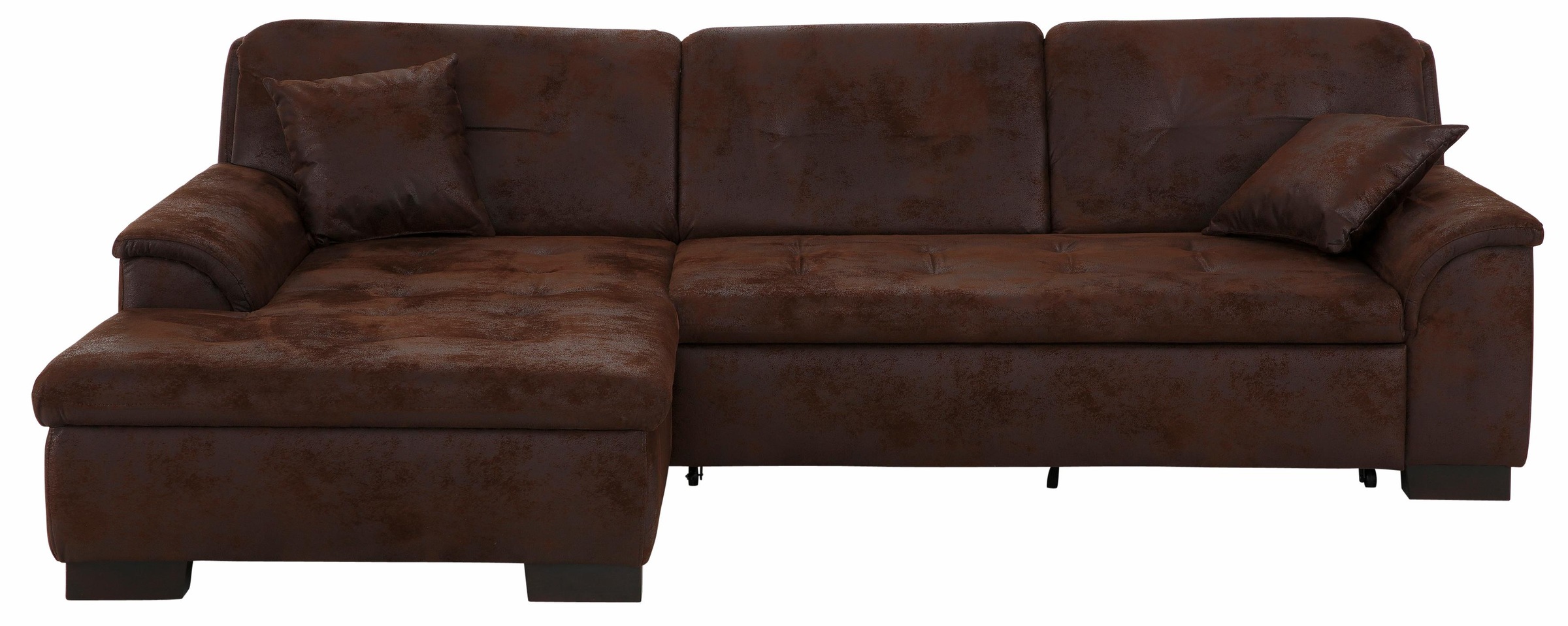 Thumbnail - Home affaire Ecksofa "Bergen zeitlos & elegant, Breite 267cm, L-Form" wahlweise mit Bettfunktion L-Form
