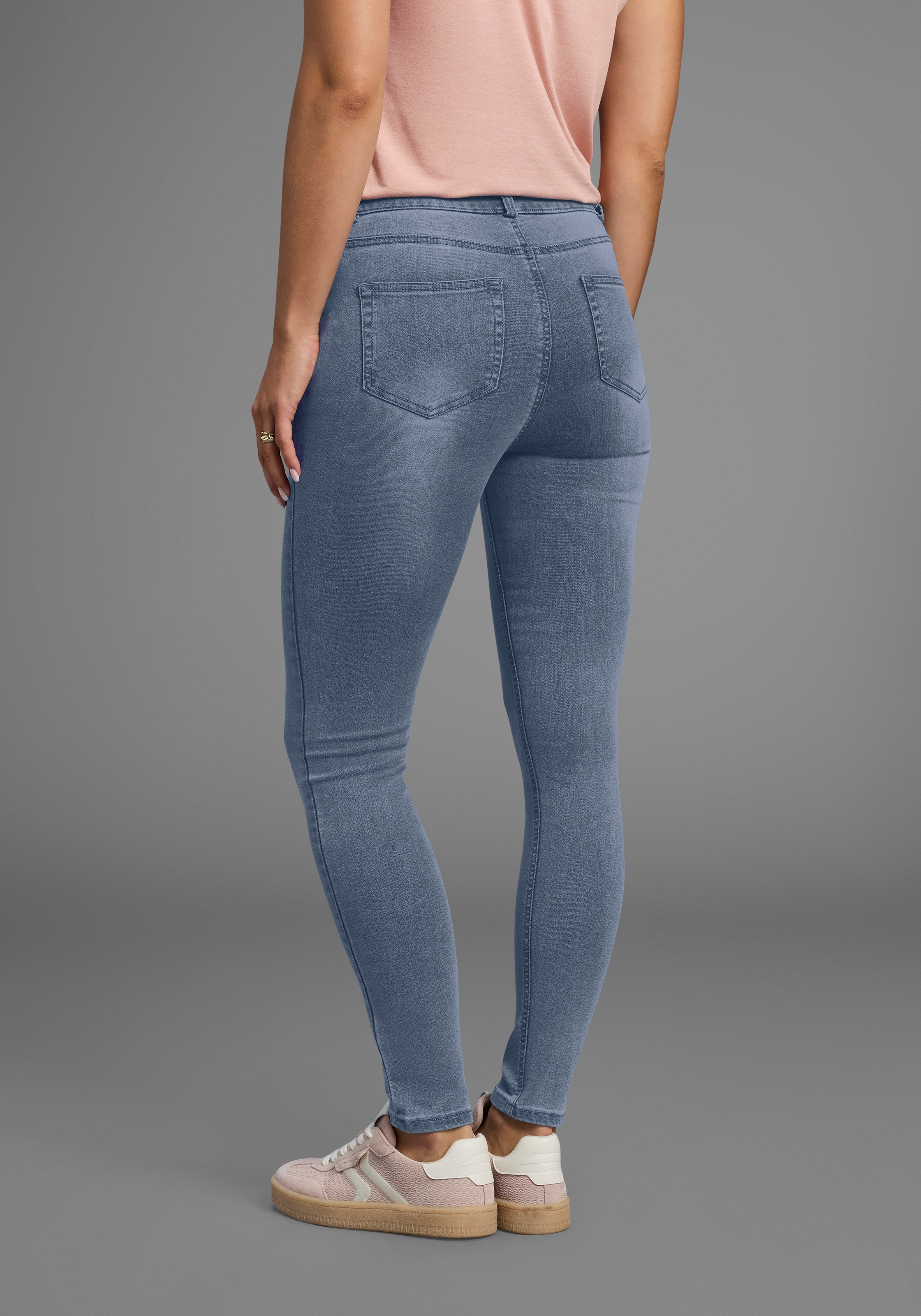 Arizona Skinny-fit-Jeans "Ultra Stretch" extra-eng geschnittene Beinform, m günstig online kaufen