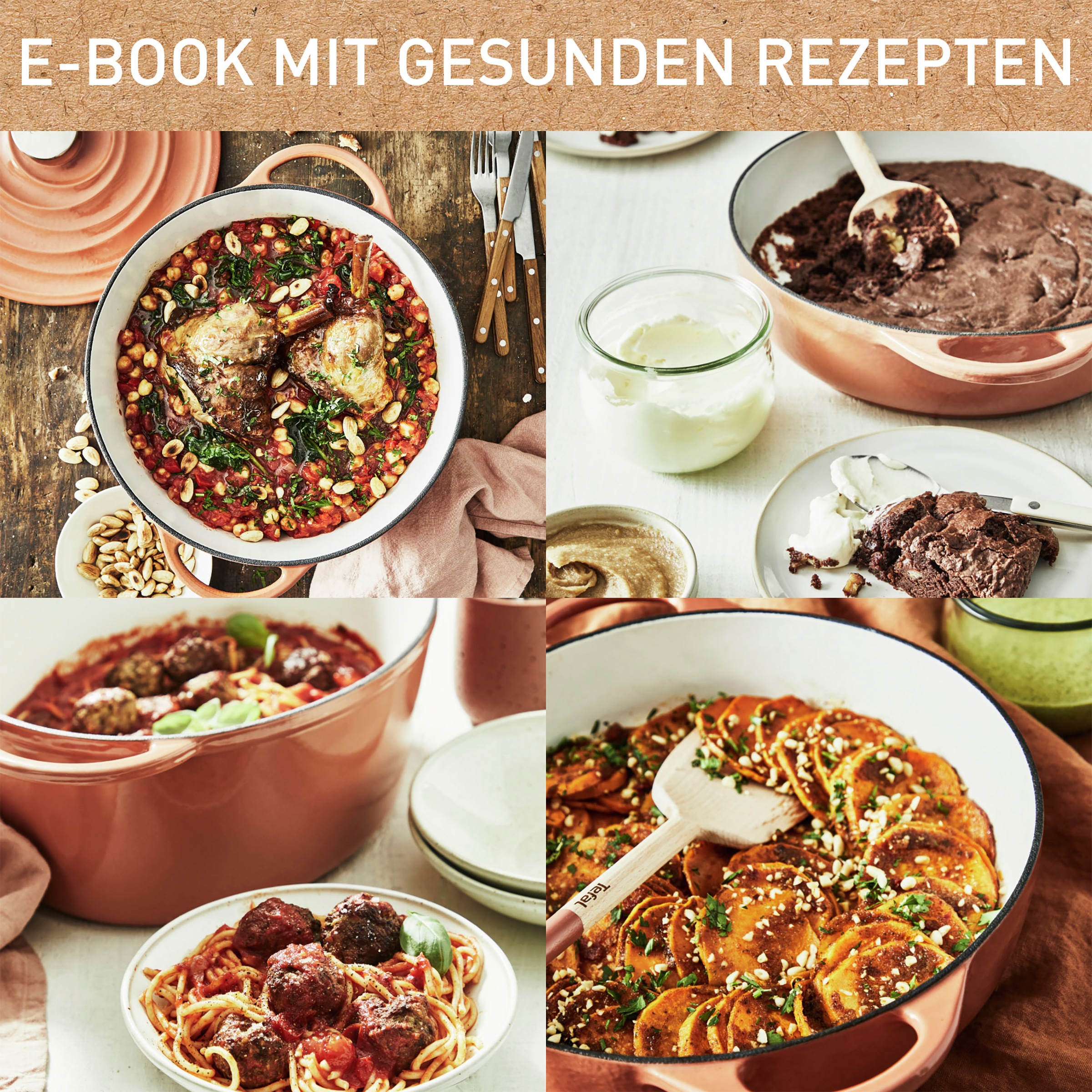 Tefal Kochtopf »LOV«, Gusseisen, (1 tlg.), umweltfreundlich, unbedenkliche Pigmente,Schongaren, Ø25 cm, Induktion