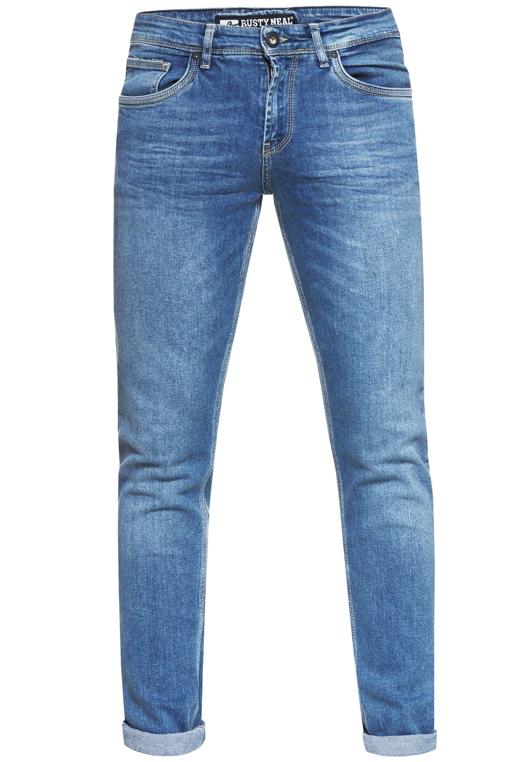 Rusty Neal Straight-Jeans »MELVIN«, im klassischen 5-Pocket-Stil