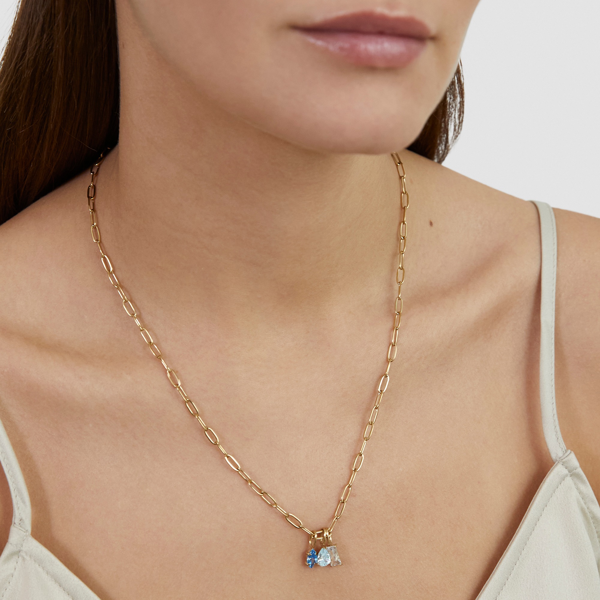 s.Oliver Kette mit Anhänger »Elegant Stones« mit Zirkonia (synth.)