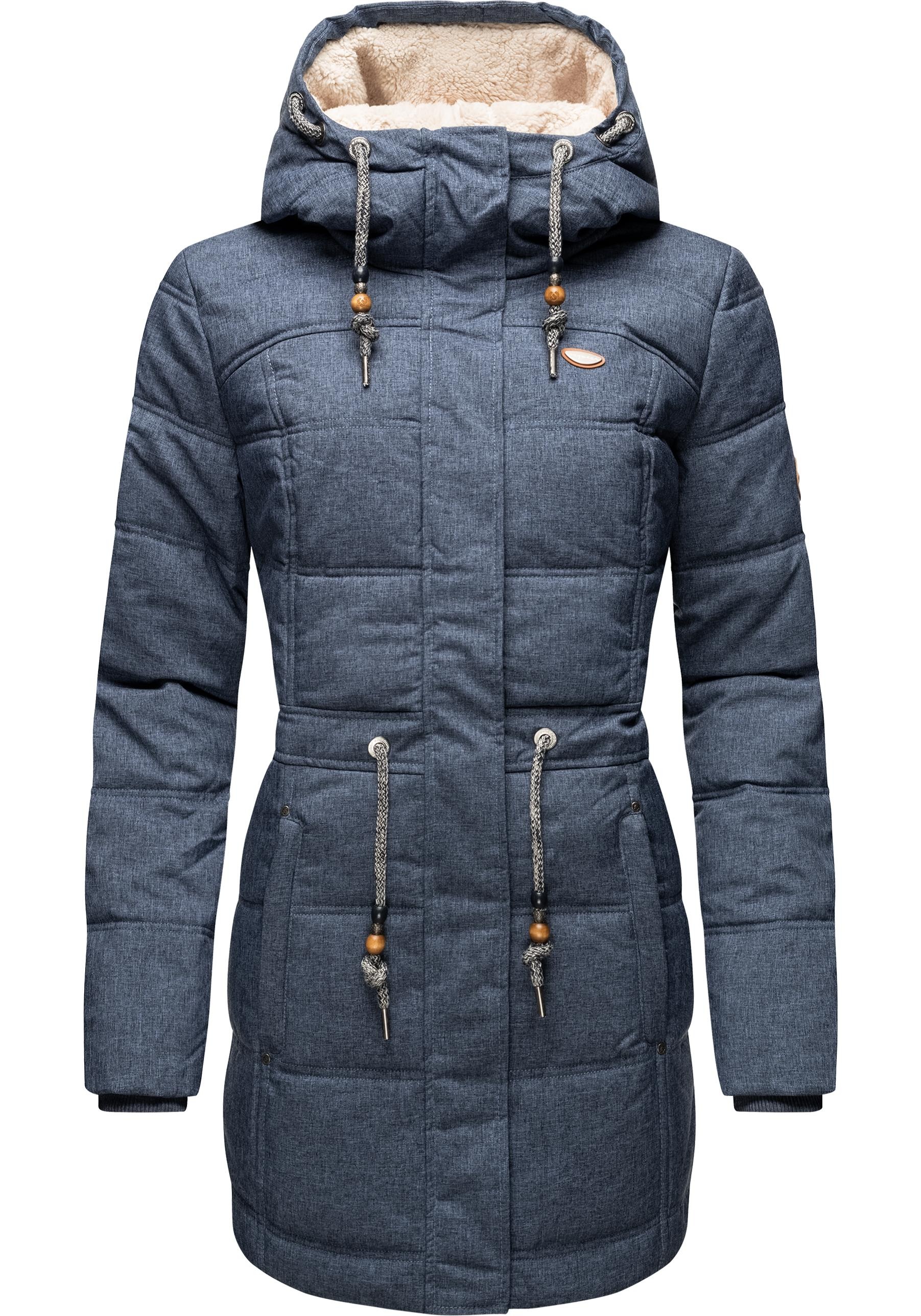 Ragwear Winterjacke »Ashani Puffy«, mit Kapuze, stylischer Winterparka mit gefütterter Kapuze
