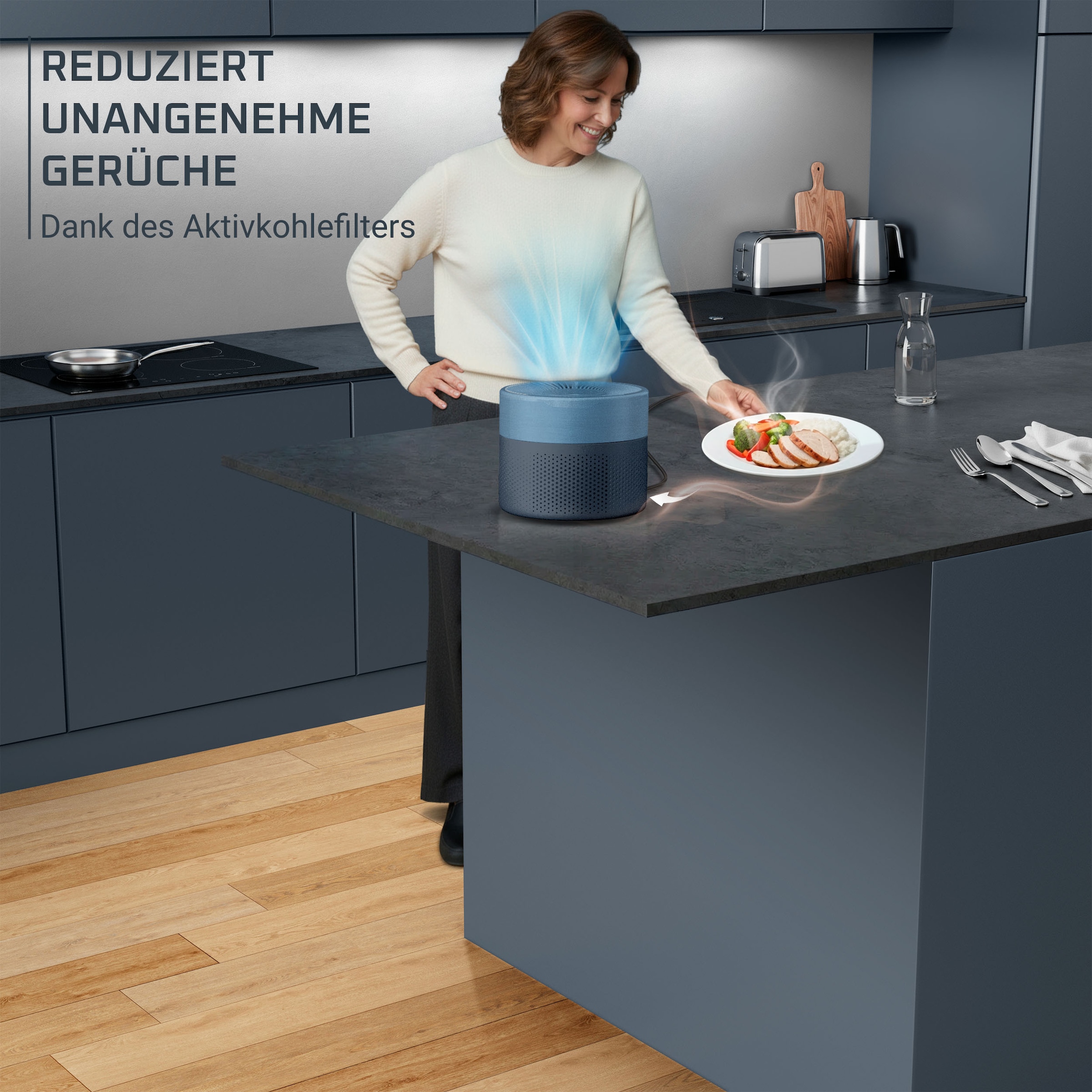 Rowenta Luftreiniger »Pure Air Mini« für 22 qm Räume ultrakompakt, besonders leise, Nachtmodus
