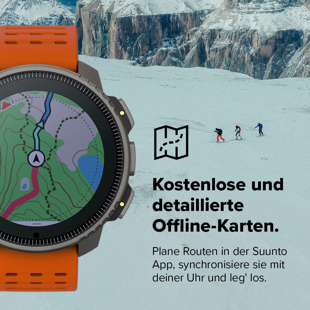 Suunto Smartwatch »Vertical GPS Watch Titanium«, (/ 1,4 Zoll),)