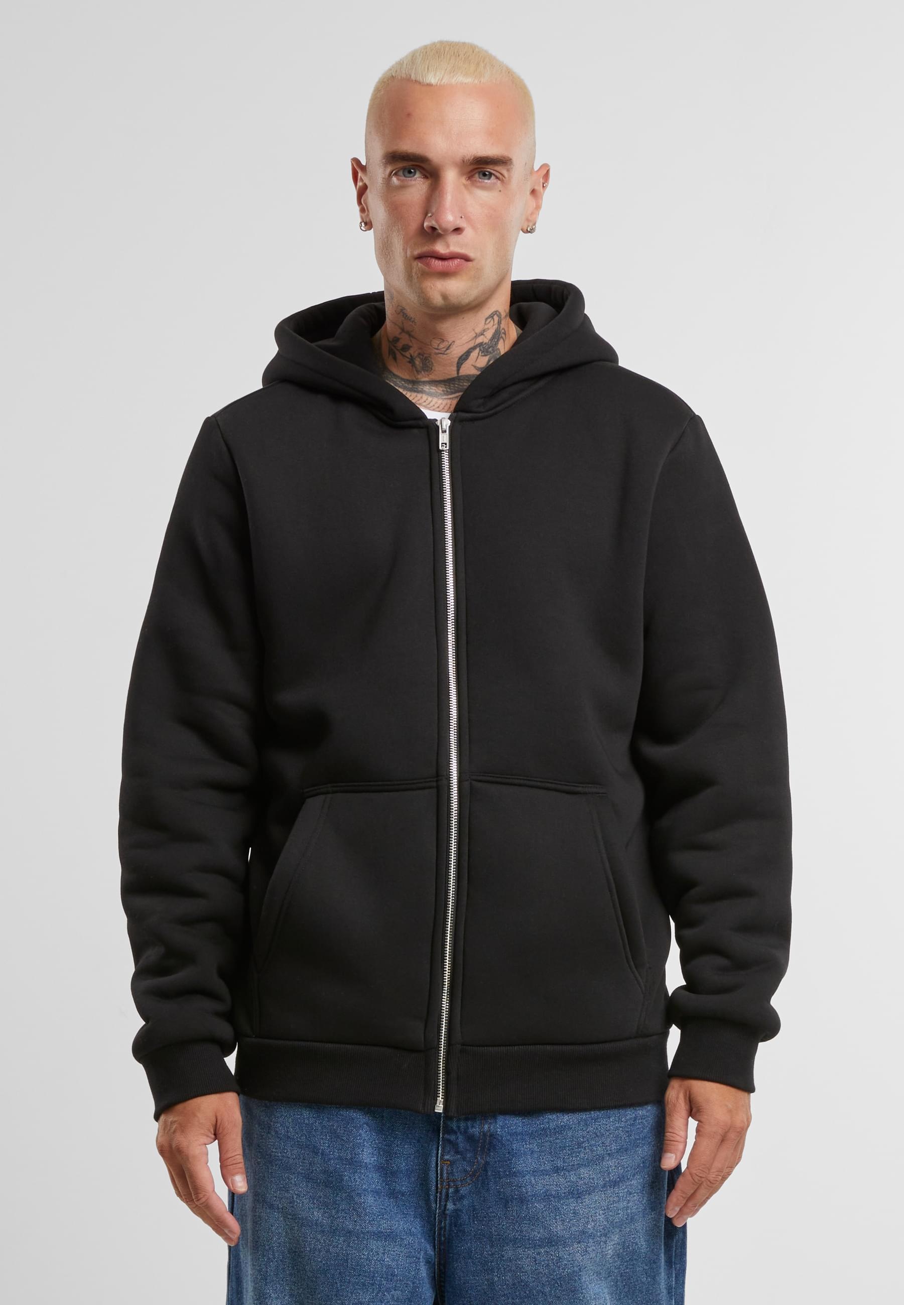 URBAN CLASSICS Sweatjacke »Urban Classics Bonded Sherpa Zip Hoody«
