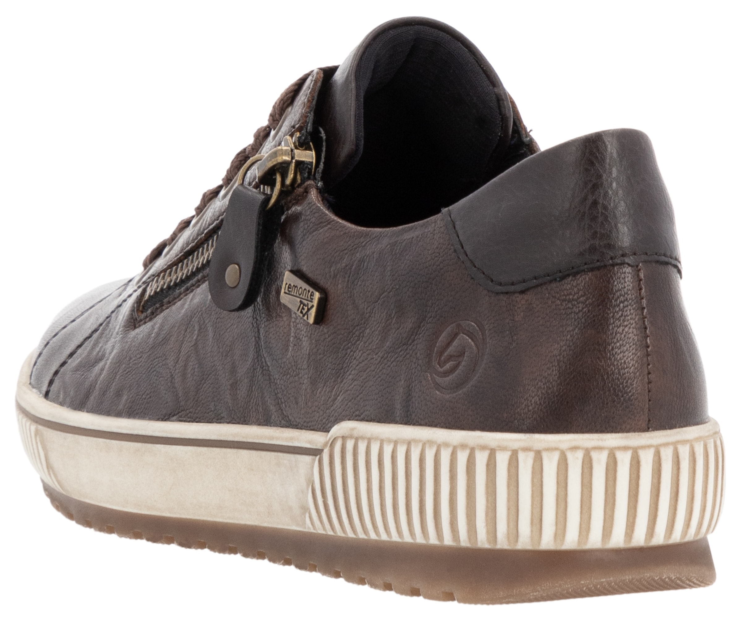 Remonte Plateausneaker, Freizeitschuh, Halbschuh, Schnürschuh mit Außenreißverschluss