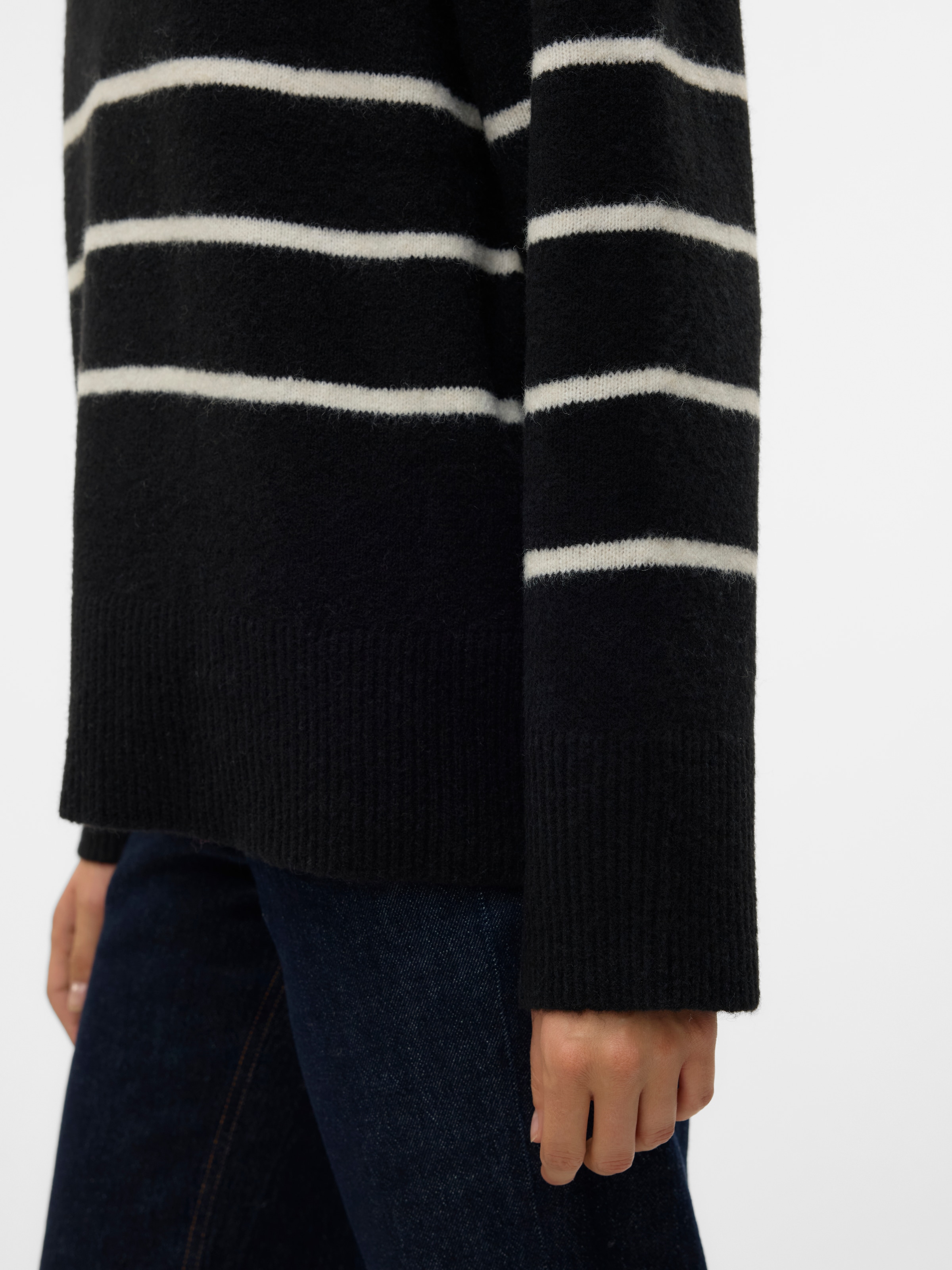 Vero Moda Strickpullover »VMFLAWLESS LS O-NECK PULLOVER GA NOOS«