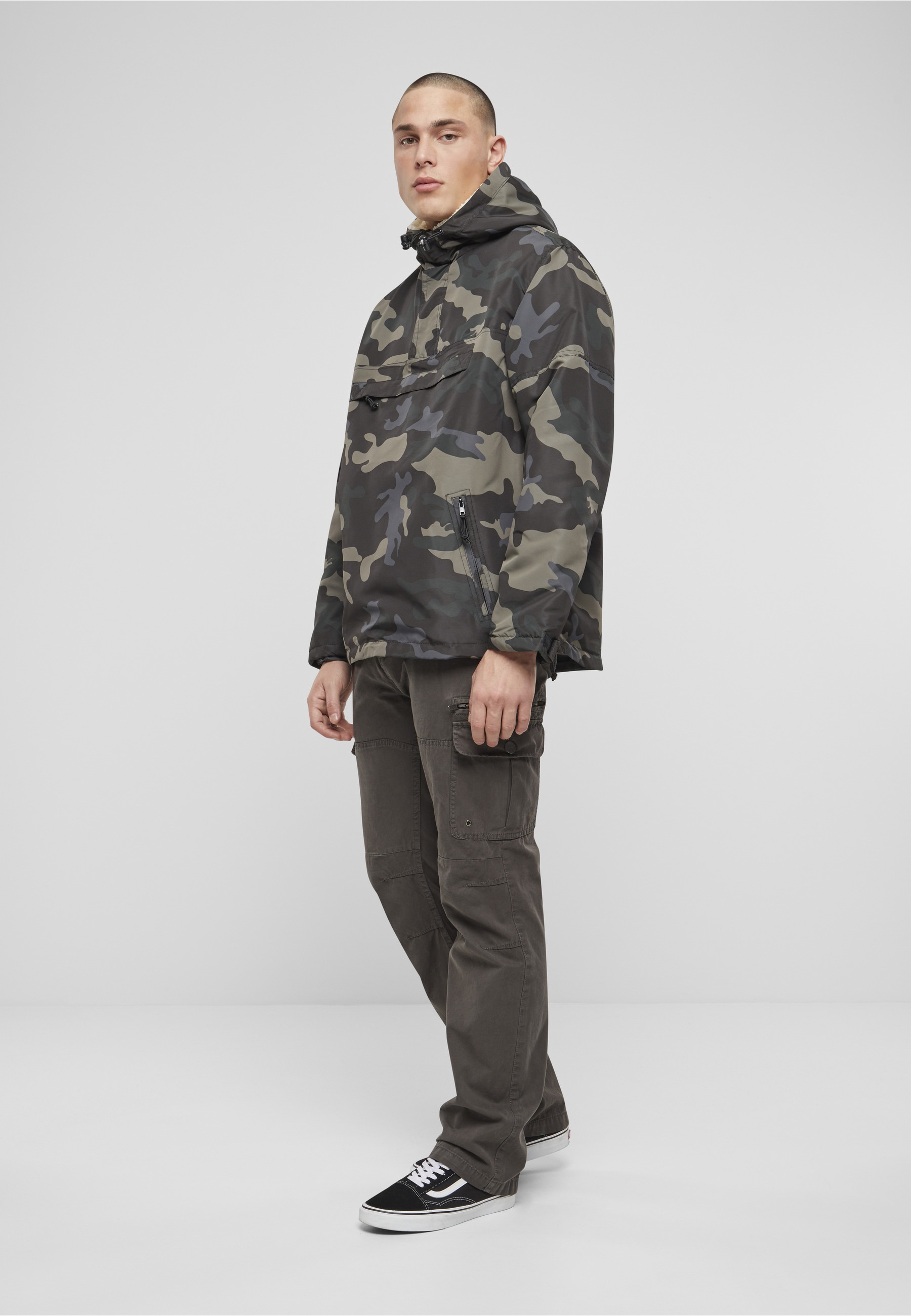Brandit Allwetterjacke »Brandit Herren Windbreaker Sherpa« 1 Stk. tlg. mit Kapuze