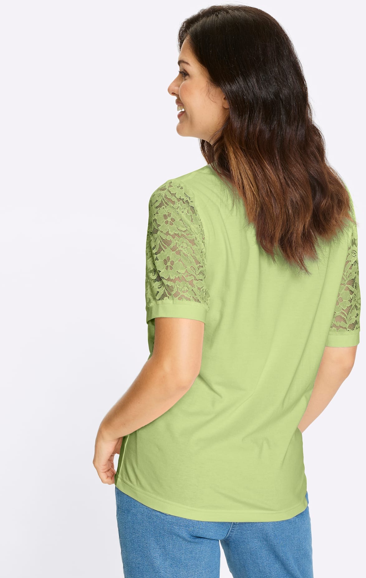 Classic Basics Spitzenshirt "Kurzarm-Shirt", 1 tlg. günstig online kaufen