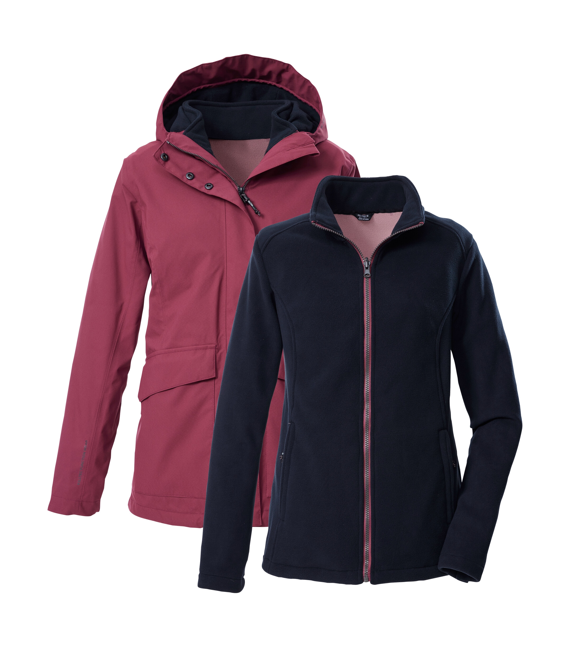Killtec 3-in-1-Funktionsjacke "KOW 189 WMN JCKT" 3 in 1 Damenjacke: wasserd günstig online kaufen