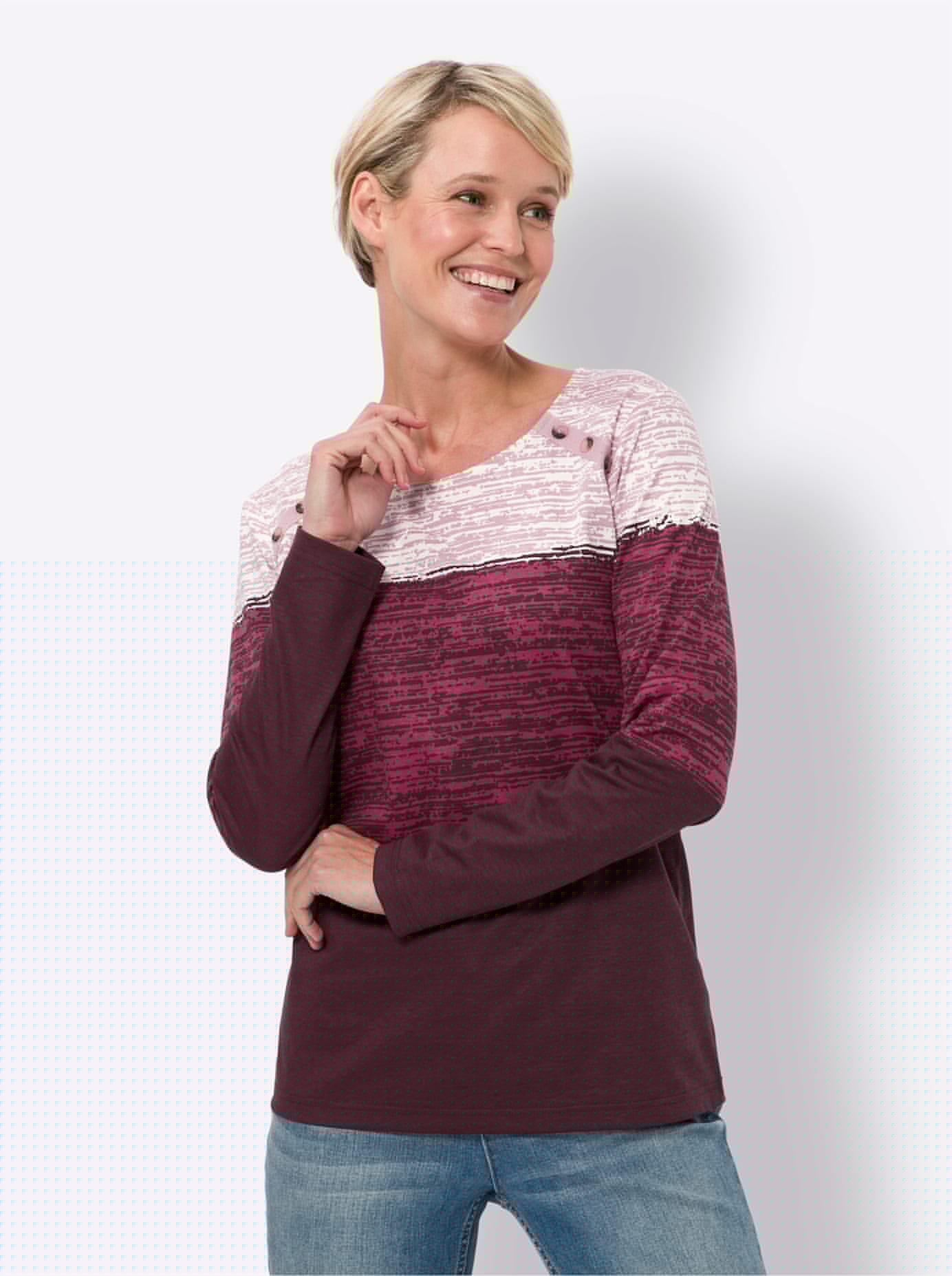 Classic Basics Langarmshirt "Rundhals-Shirt" 1 Stk. tlg. günstig online kaufen