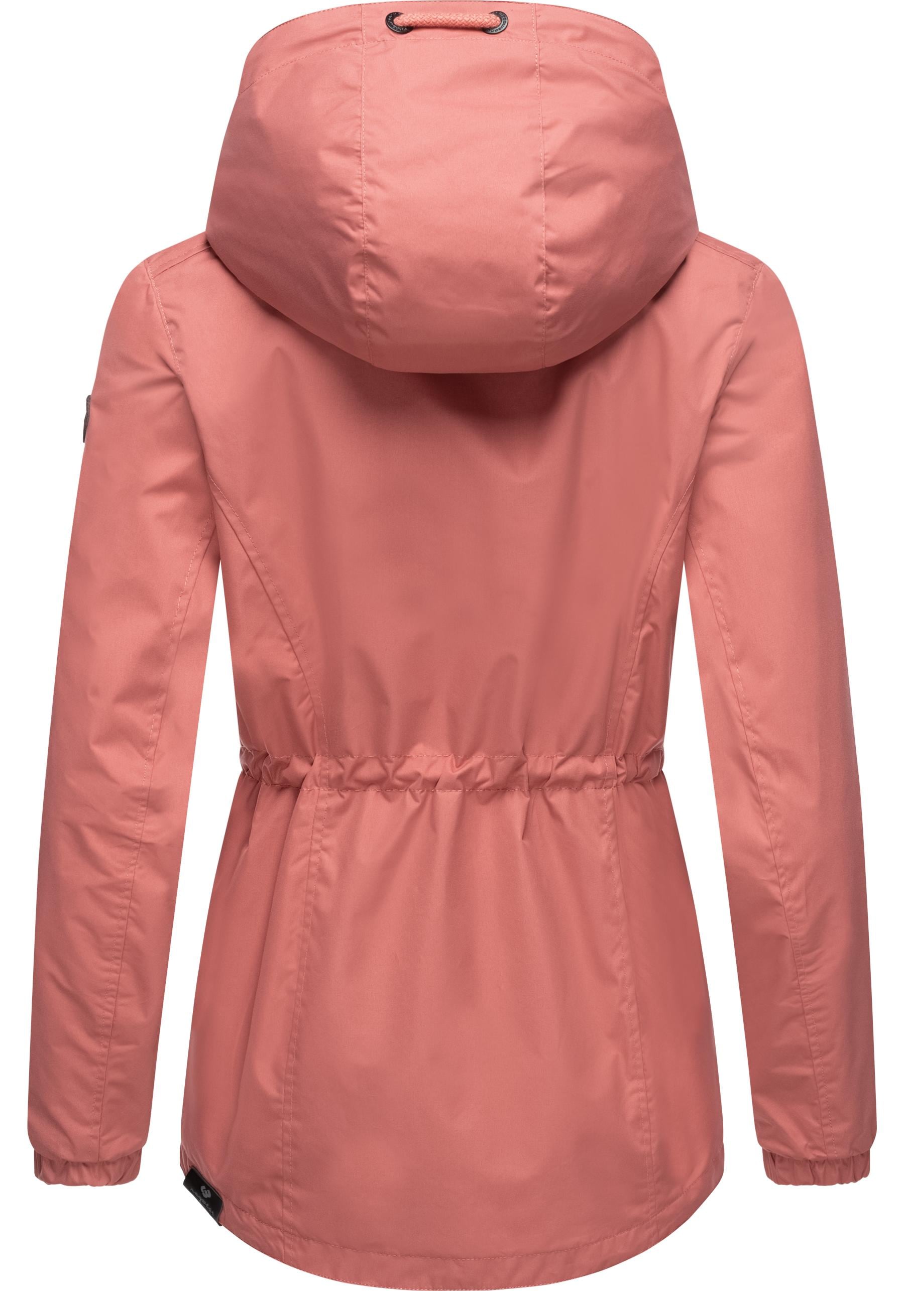 Ragwear Outdoorjacke »Danka«, mit Kapuze, Wasserdichte Übergangsjacke mit großer Kapuze