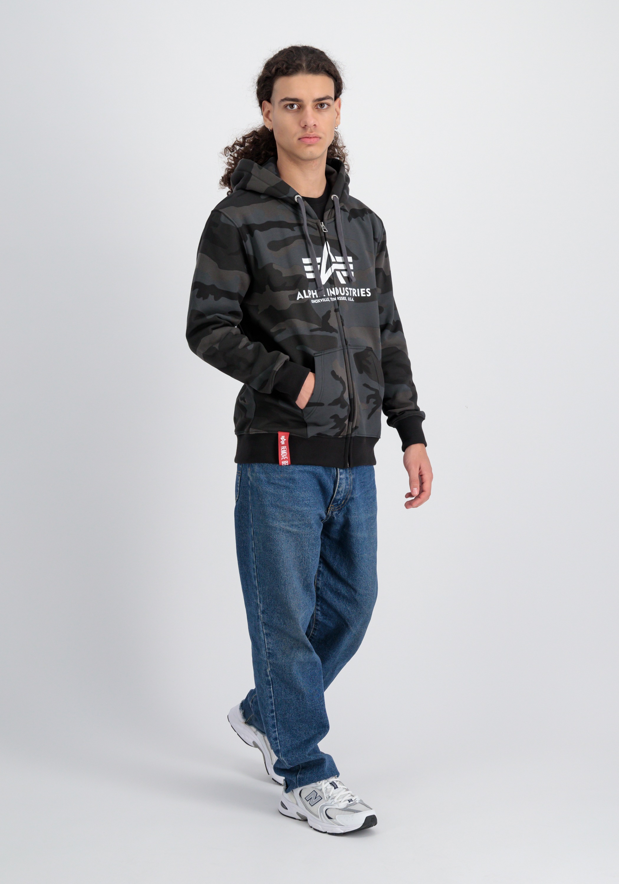 Alpha Industries Hoodie »Basic Zip Hoodie Camo«