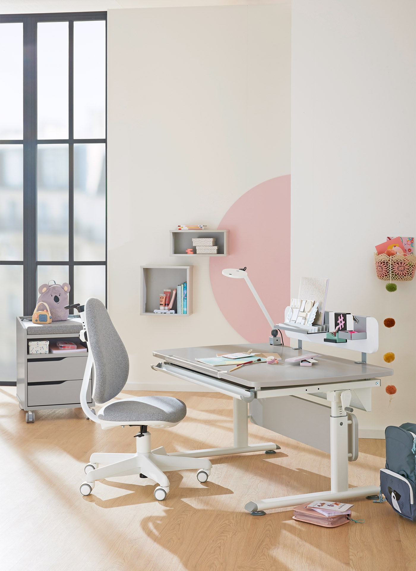 PAIDI Container »Diego Rollcontainer« mit zwei Schubladen und Ablage als Sitzfläche geeignet