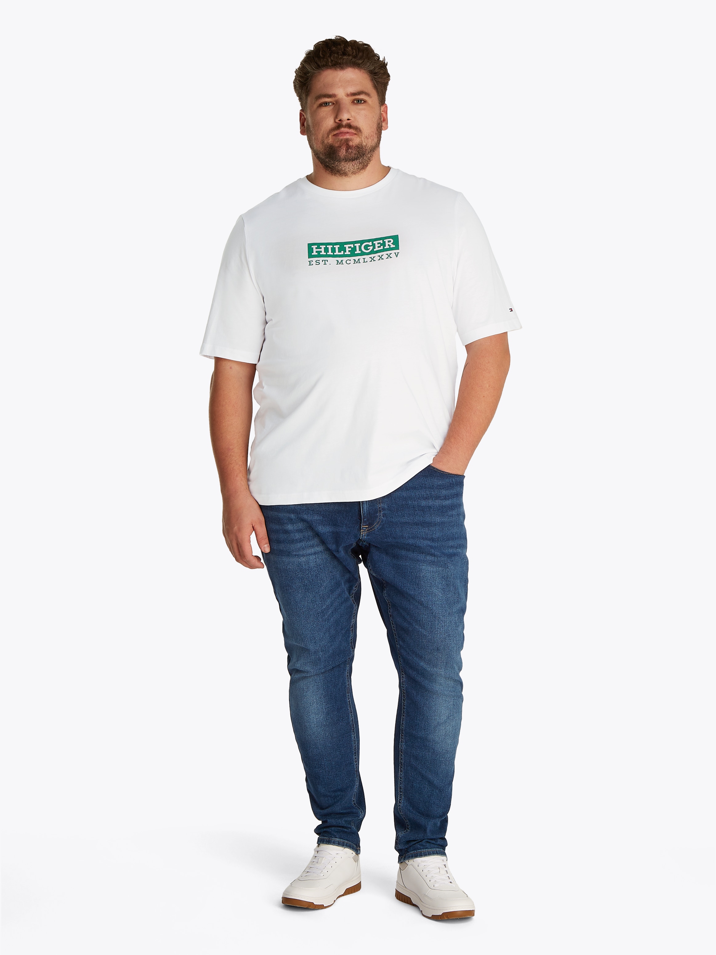 Tommy Hilfiger Big & Tall Kurzarmshirt »BT-COLOUR TO COLOR GRAPHIC TEE-B«, Große Größen