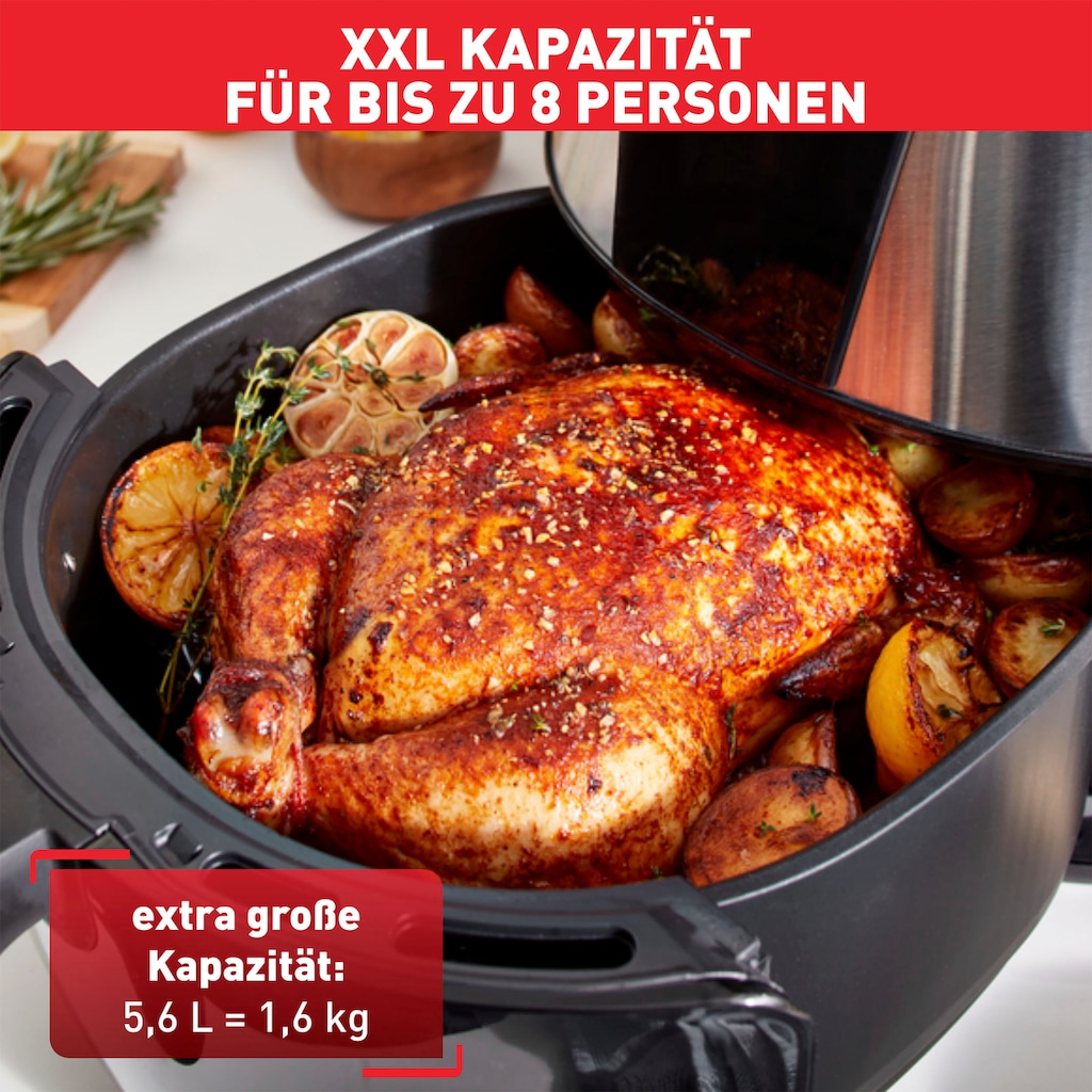 Tefal Heißluftfritteuse »EY701D.HERO Easy Fry XXL mit Zubehör-Set«, 1850 W