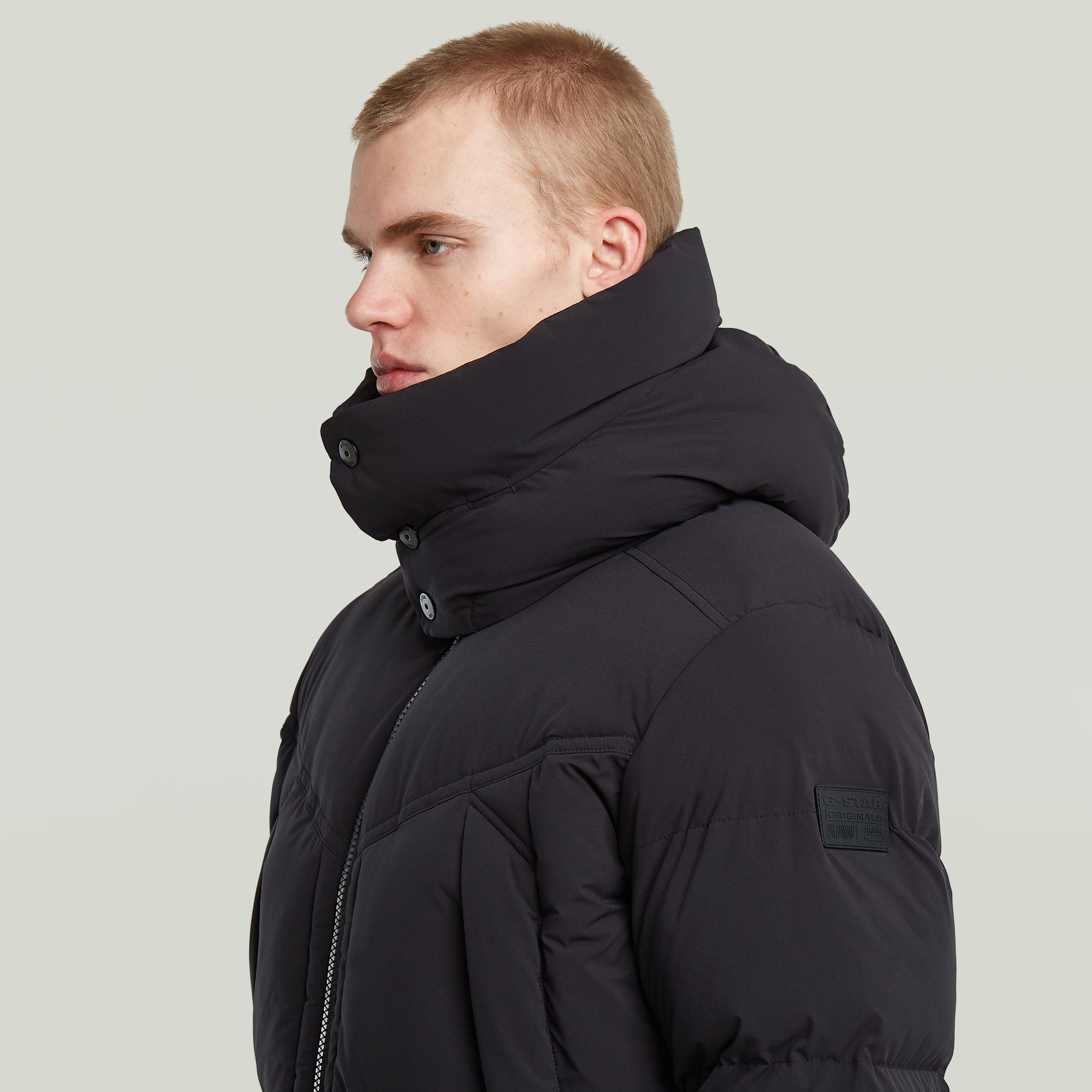 G-STAR Parka »G-Whistler Padded Hooded 2.0«, mit Kapuze, mit Stehkragen, abnehmbare Kapuze