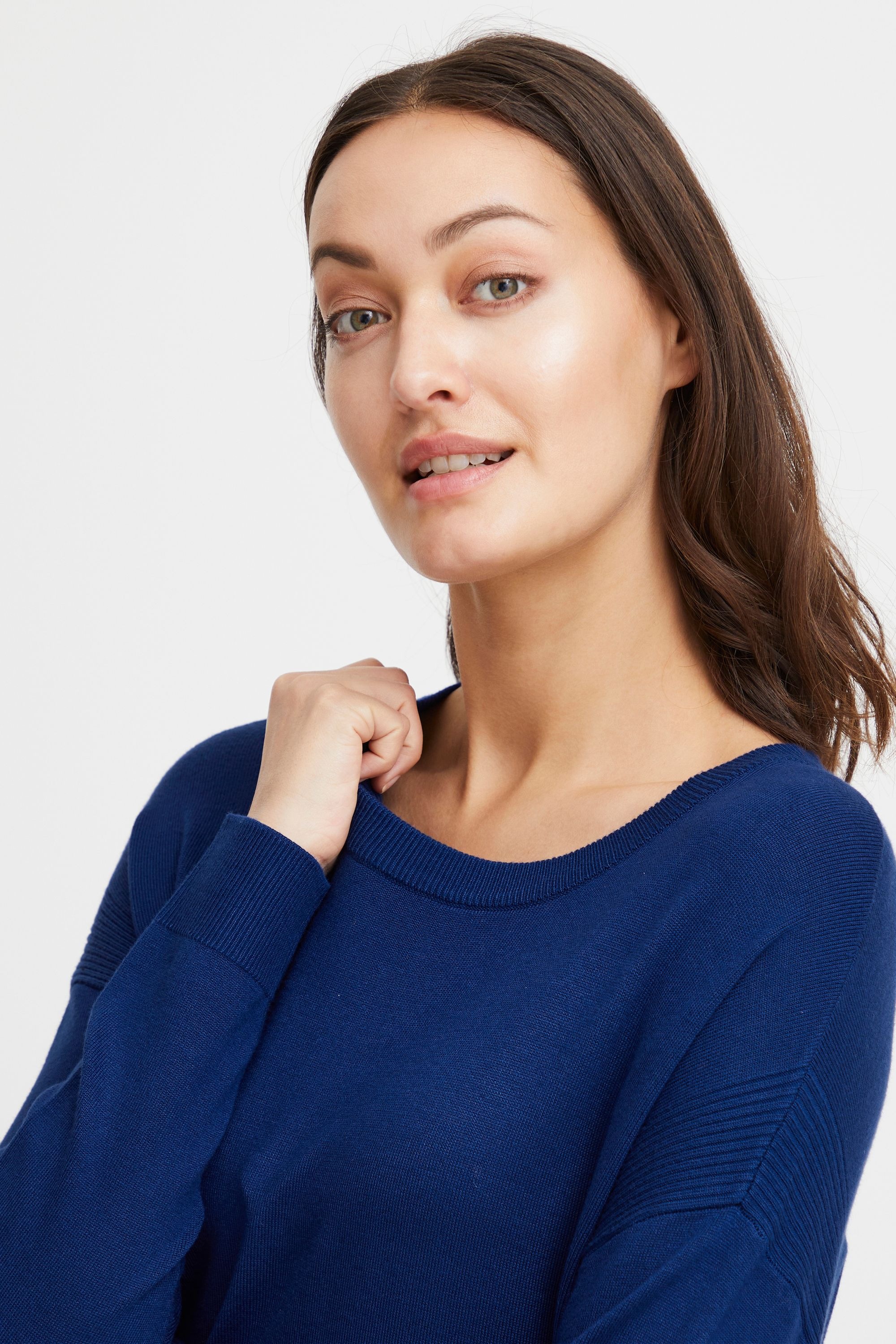 fransa Strickfleece-Pullover »Strickpullover FRBlume«