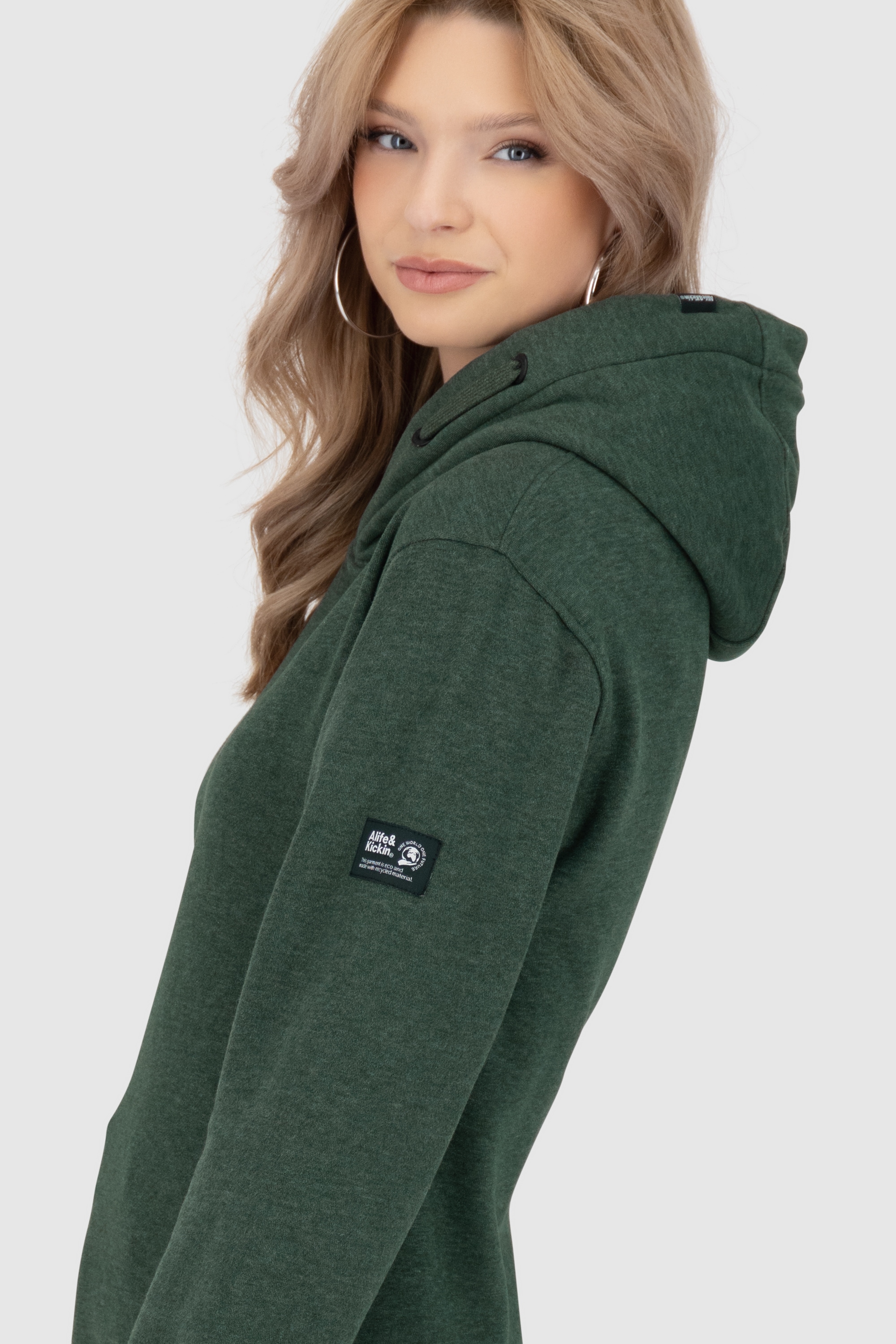 Alife & Kickin Kapuzensweatshirt »Damen SarinaAK A«, Hoodie Kapuzenpullover, Sweatshirt mit Kapuze und Kängurutasche