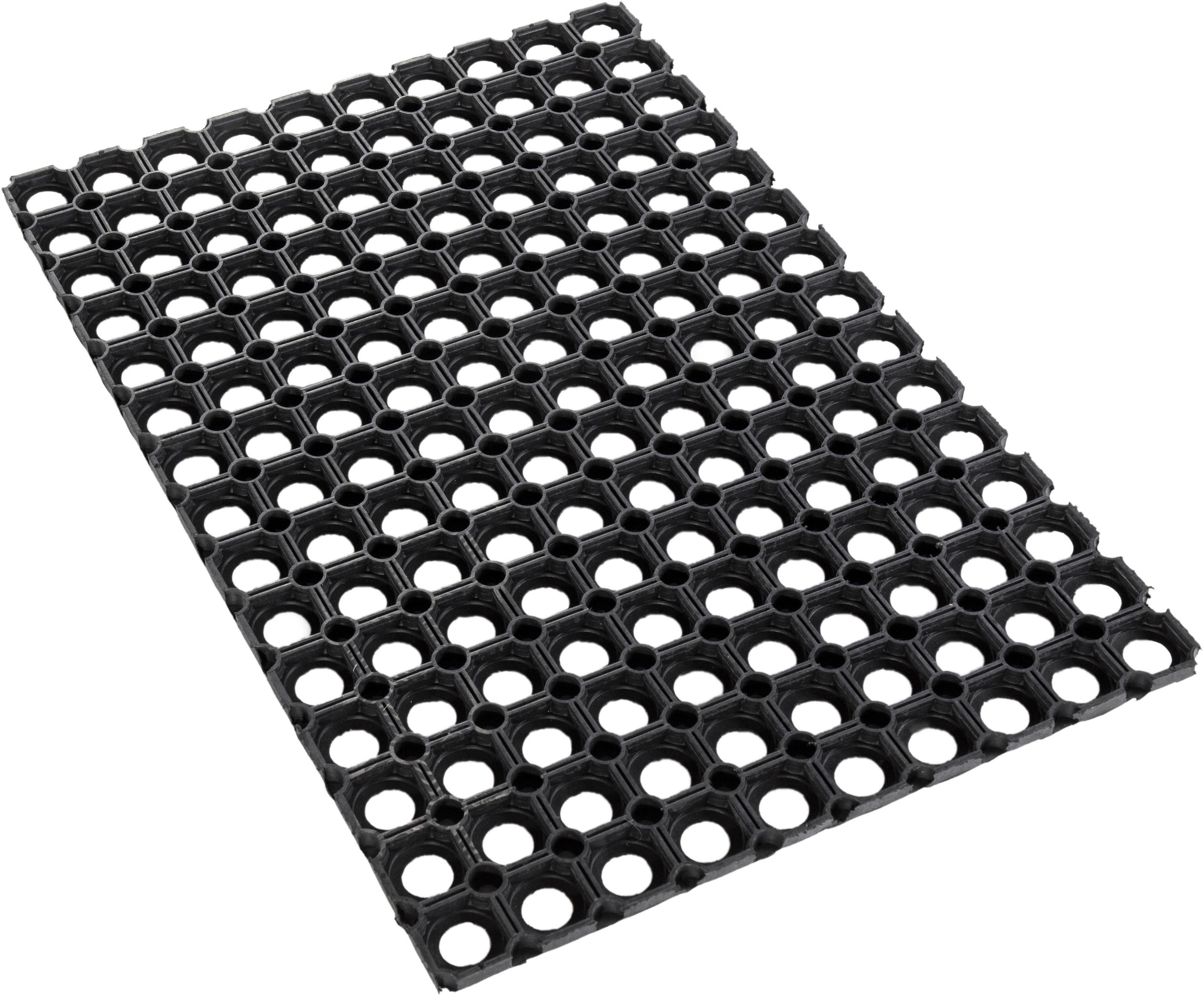 Andiamo Fußmatte »Gummi Ringmatte«, rechteckig, Schmutzfangmatte, In- und Outdoor geeignet, besonders robust