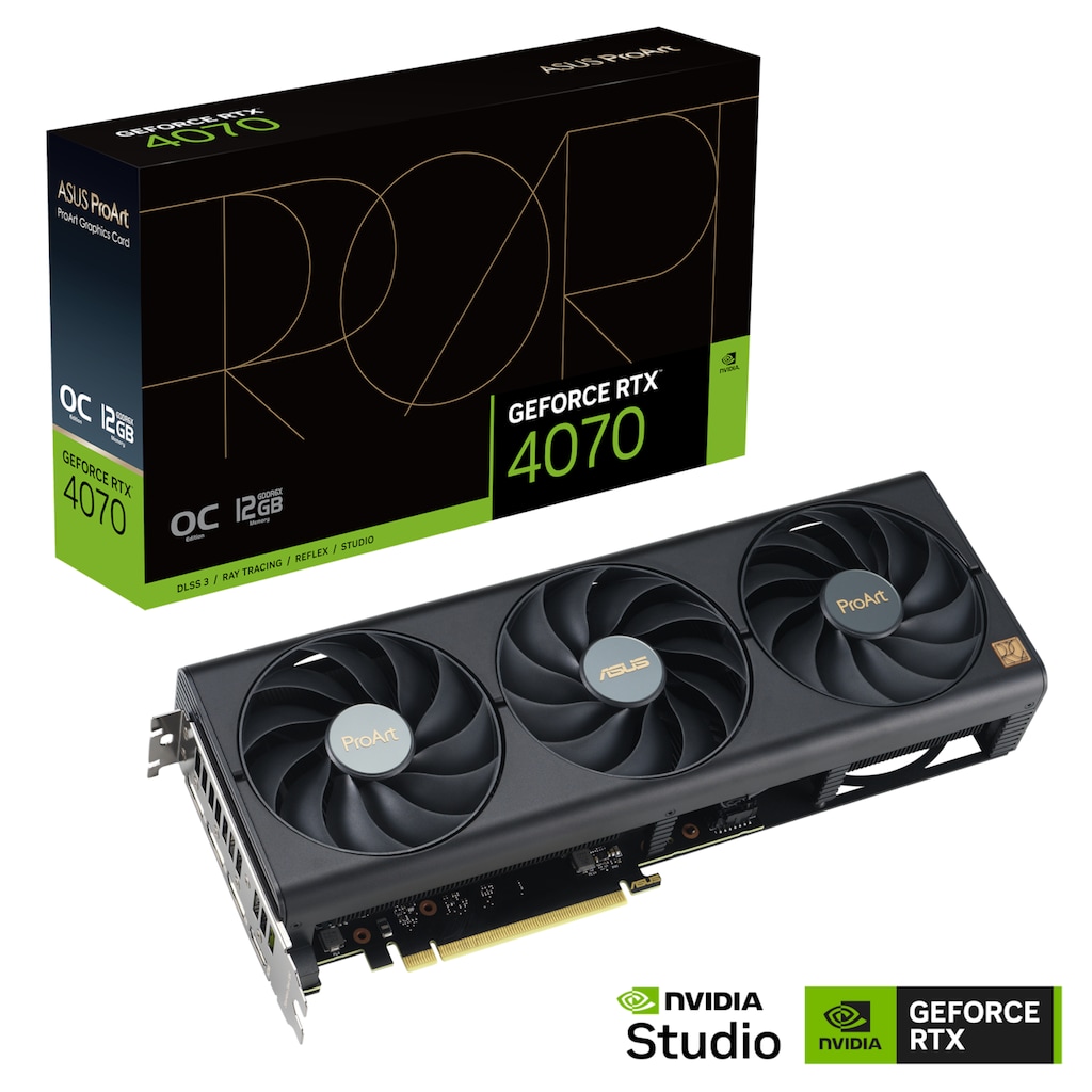 Asus Grafikkarte »PROART-RTX4070-O12G«, 12 GB, GDDR6X