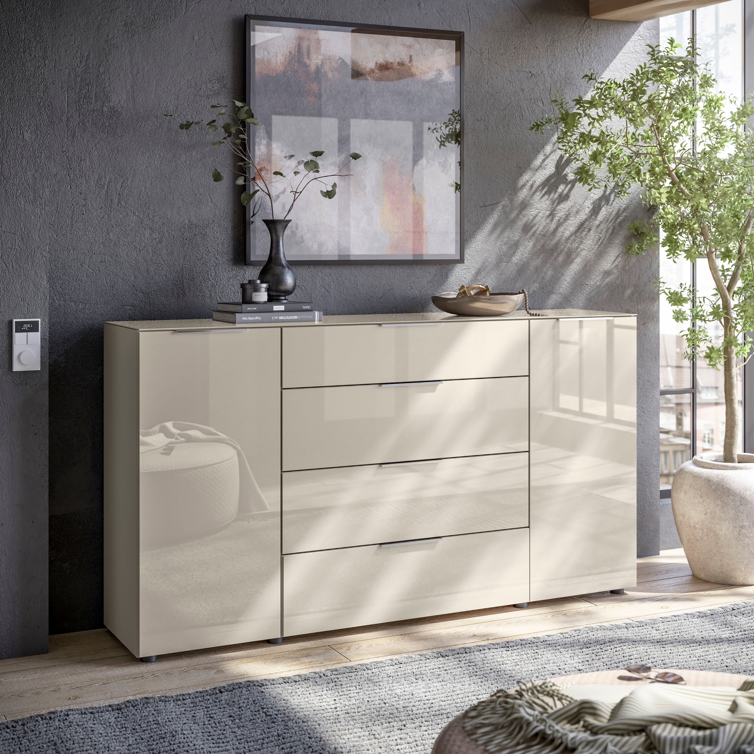 HBZ Kommode "Santorin, BxHxT 180x99x40 cm", (1 St.), Breite 180cm, Softclos günstig online kaufen