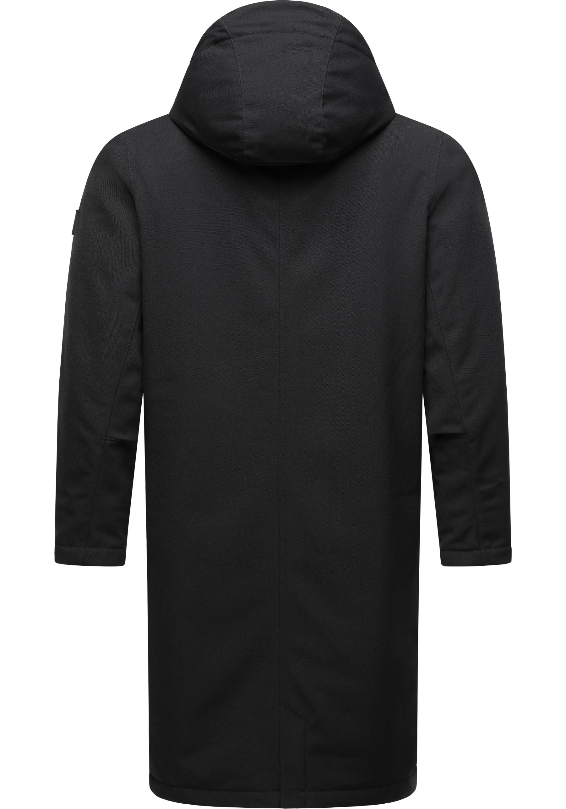 Thumbnail - Ragwear Wintermantel "Mr Them Long", lange wasserdichte Herren Winterjacke mit Kapuze