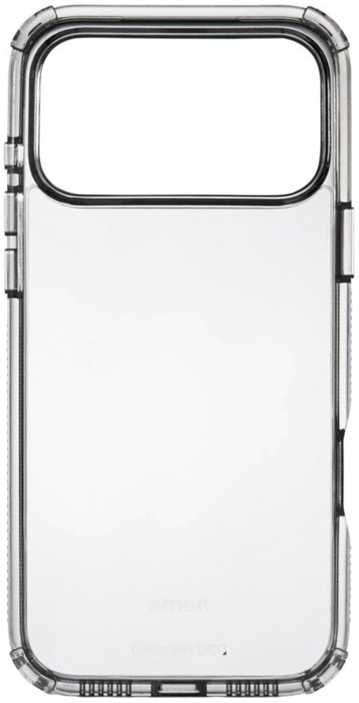 Hama Smartphone-Hülle »Handyhülle für iPhone 17 Pro Max/18 Pro Max (stoßfest, sturzsicher)« D3O-Technologie, Fallschutz, Kratzschutz, Anti-Vergilbung