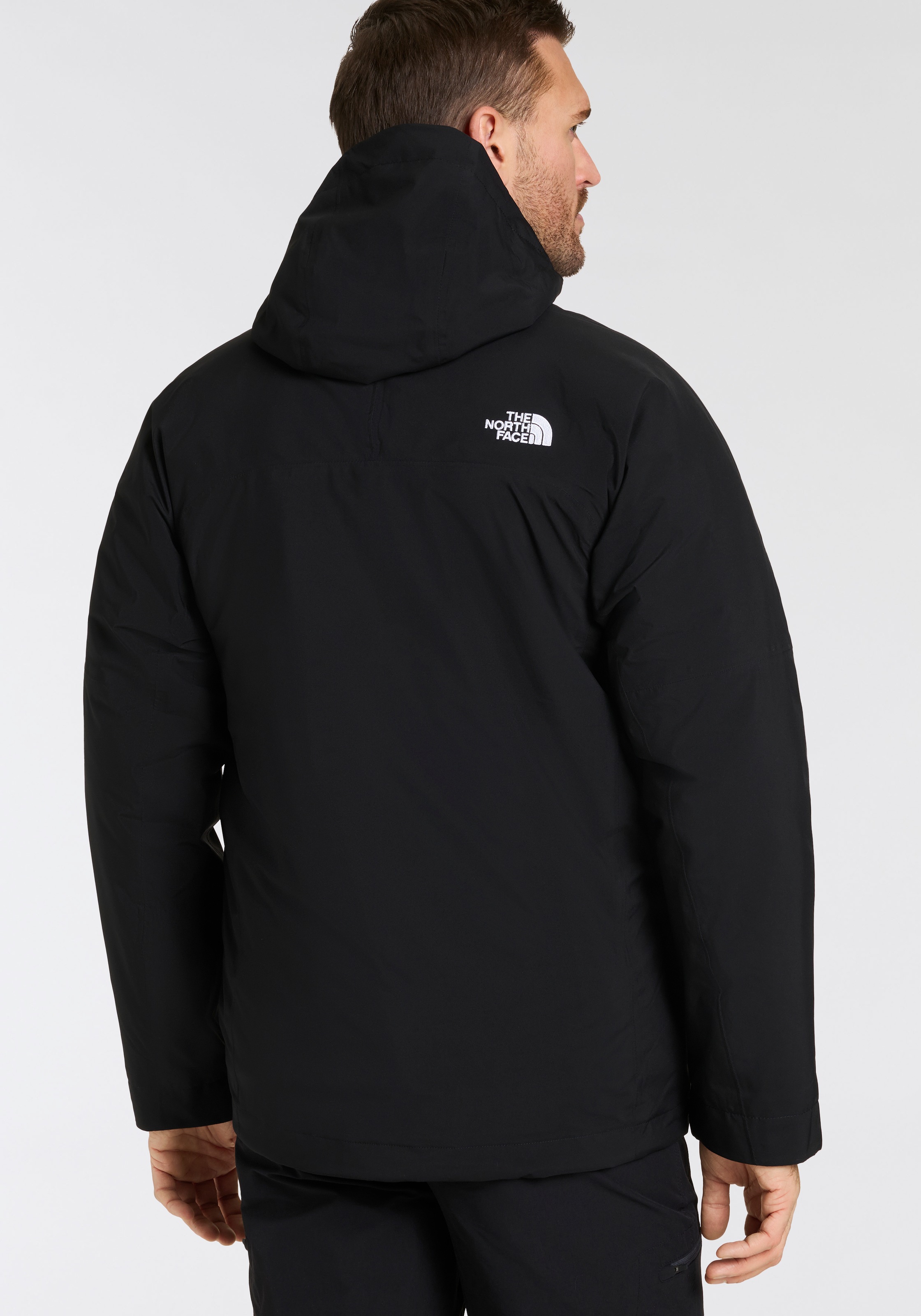 The North Face Sportinio stiliaus striukė su gobtuvas Žieminė striukė su Logostickerei
