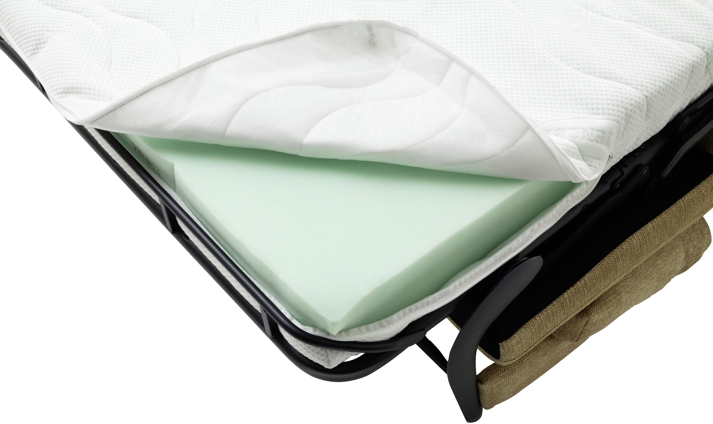 Home affaire Ecksofa »Clevina, L-Form mit Kaltschaummatratze« Längsschläfer mit echter Dauerschläferfunktion & flexibel stellbar